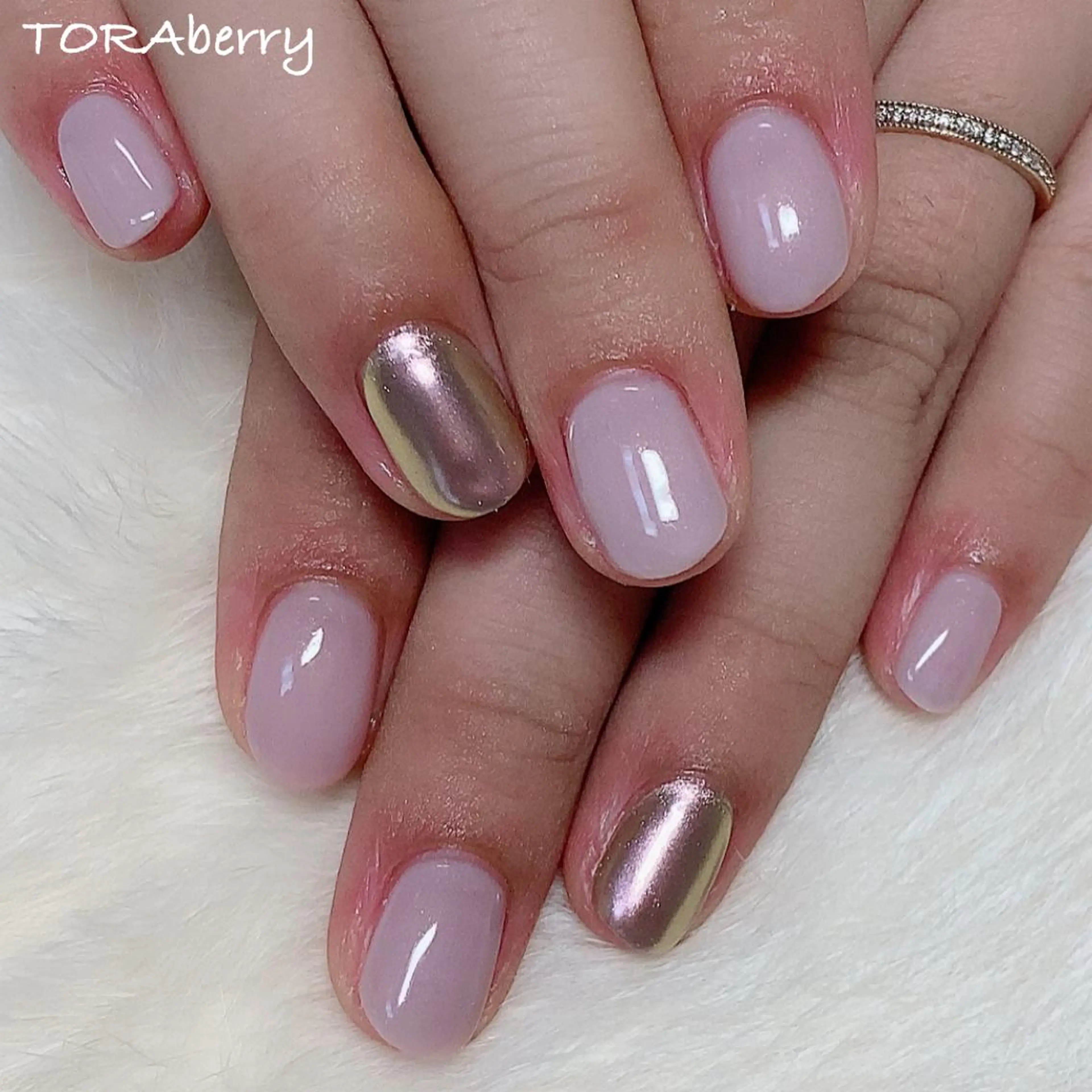 ネイル ワンカラーネイル ハンドネイル ネイリスト なつみのネイルデザイン