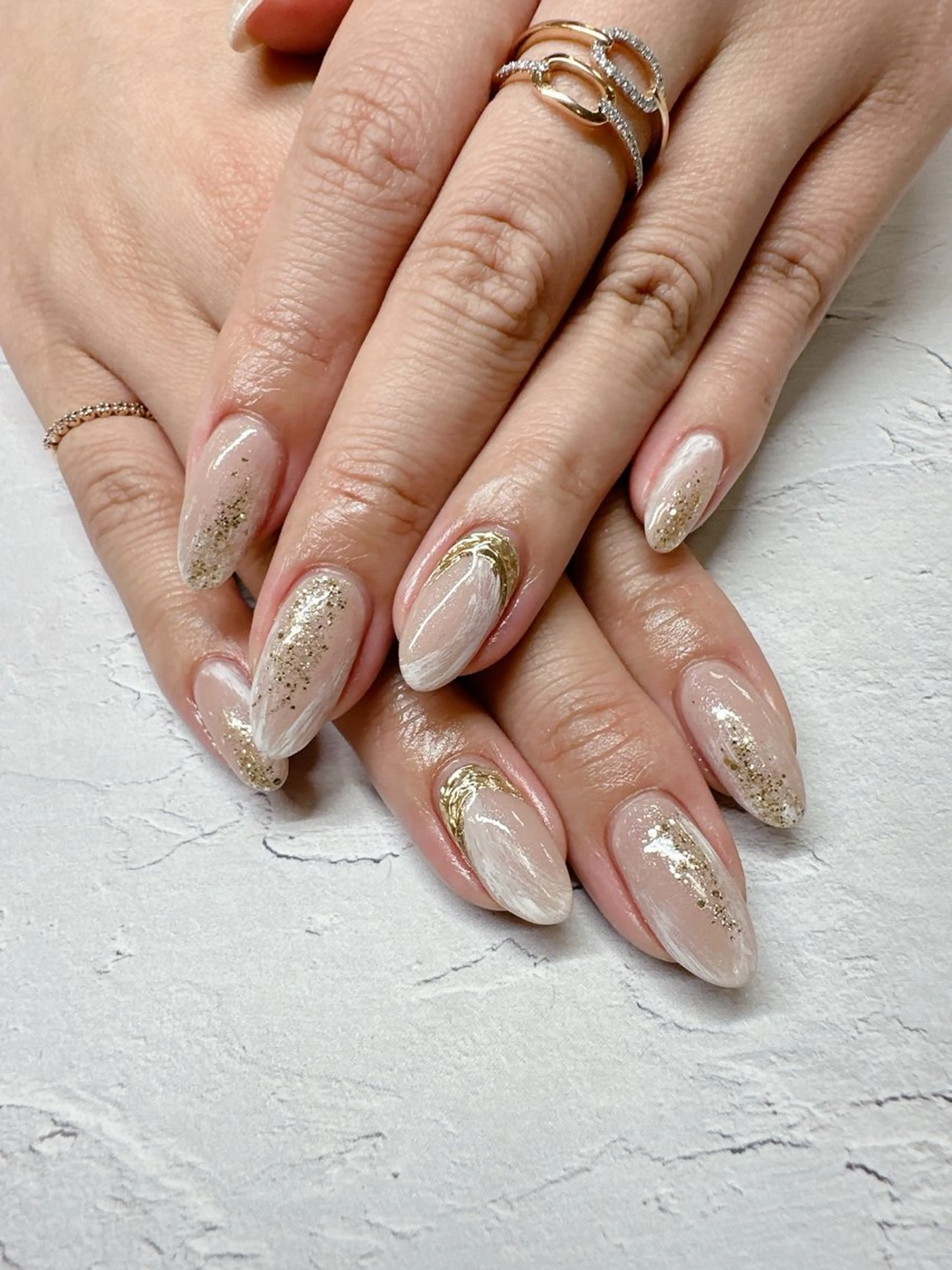 ネイル ニュアンスネイル ハンドネイル nailist SATO【銀座】のネイルデザイン