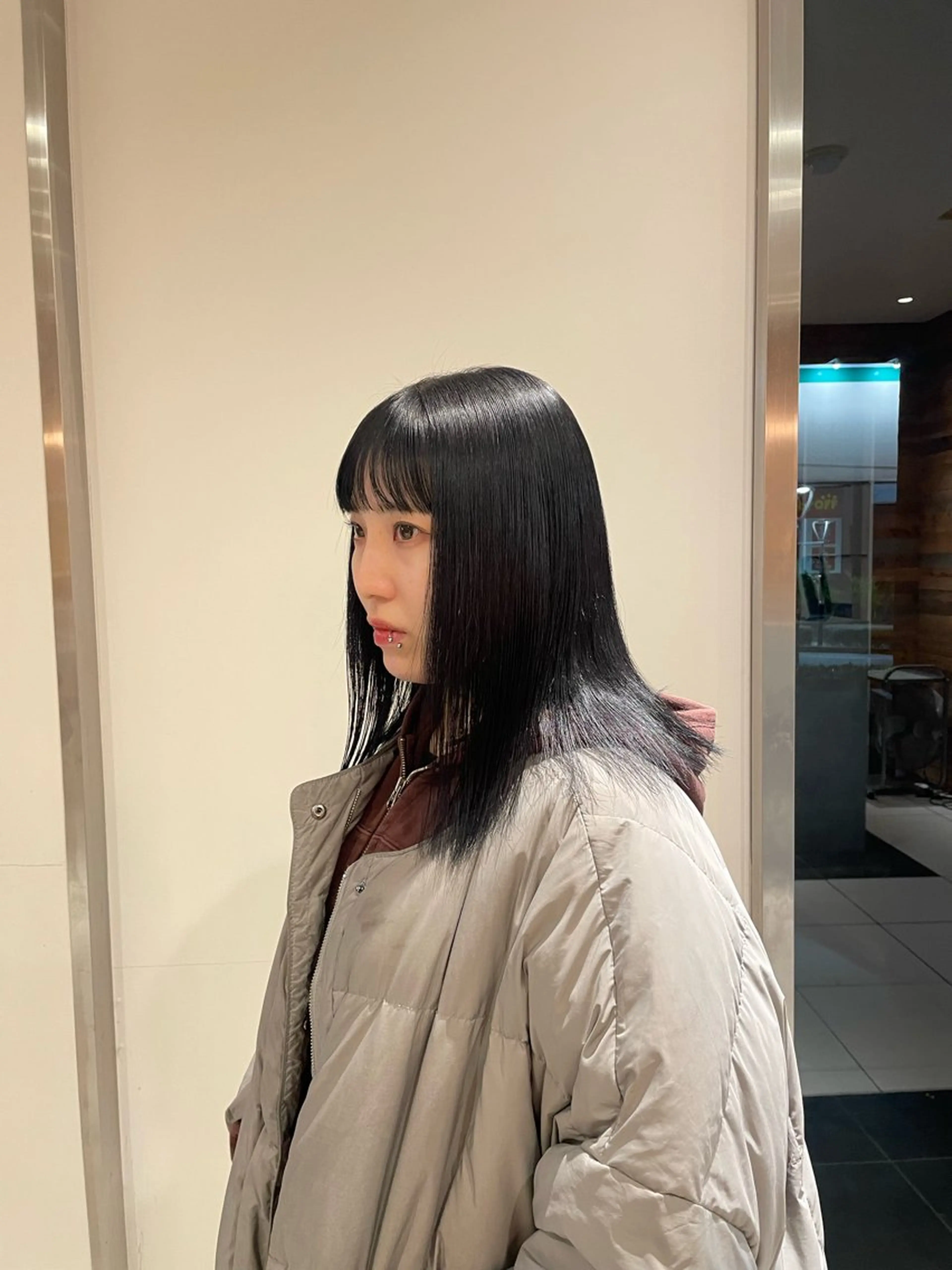 ミディアム ハイトーン/ 髪質改善/ヒロタリカのヘアスタイル