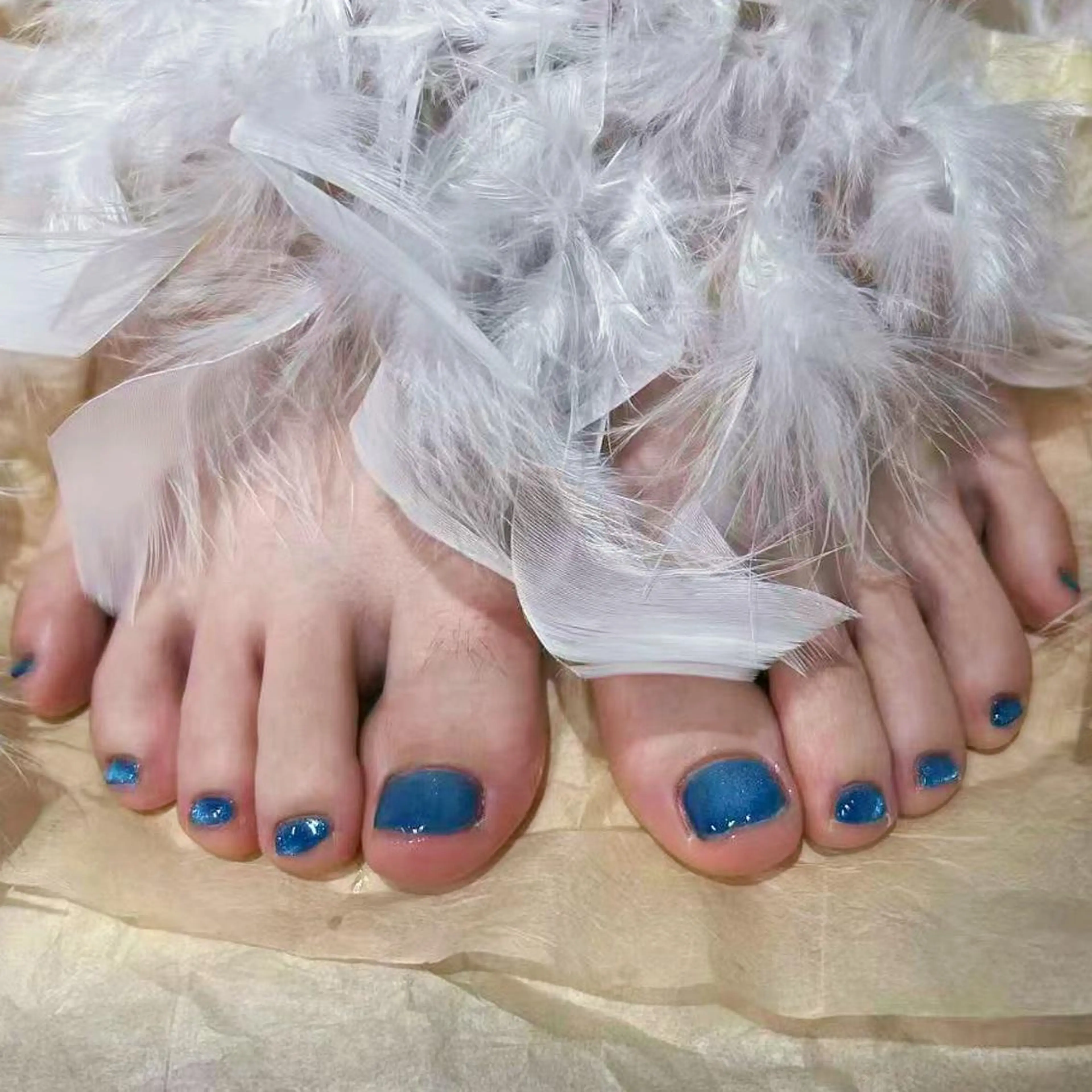 ネイル アートネイル オーロラネイル ガーリー キラキラネイル マグネットネイル フットネイル DIAMOND 💦のネイルデザイン