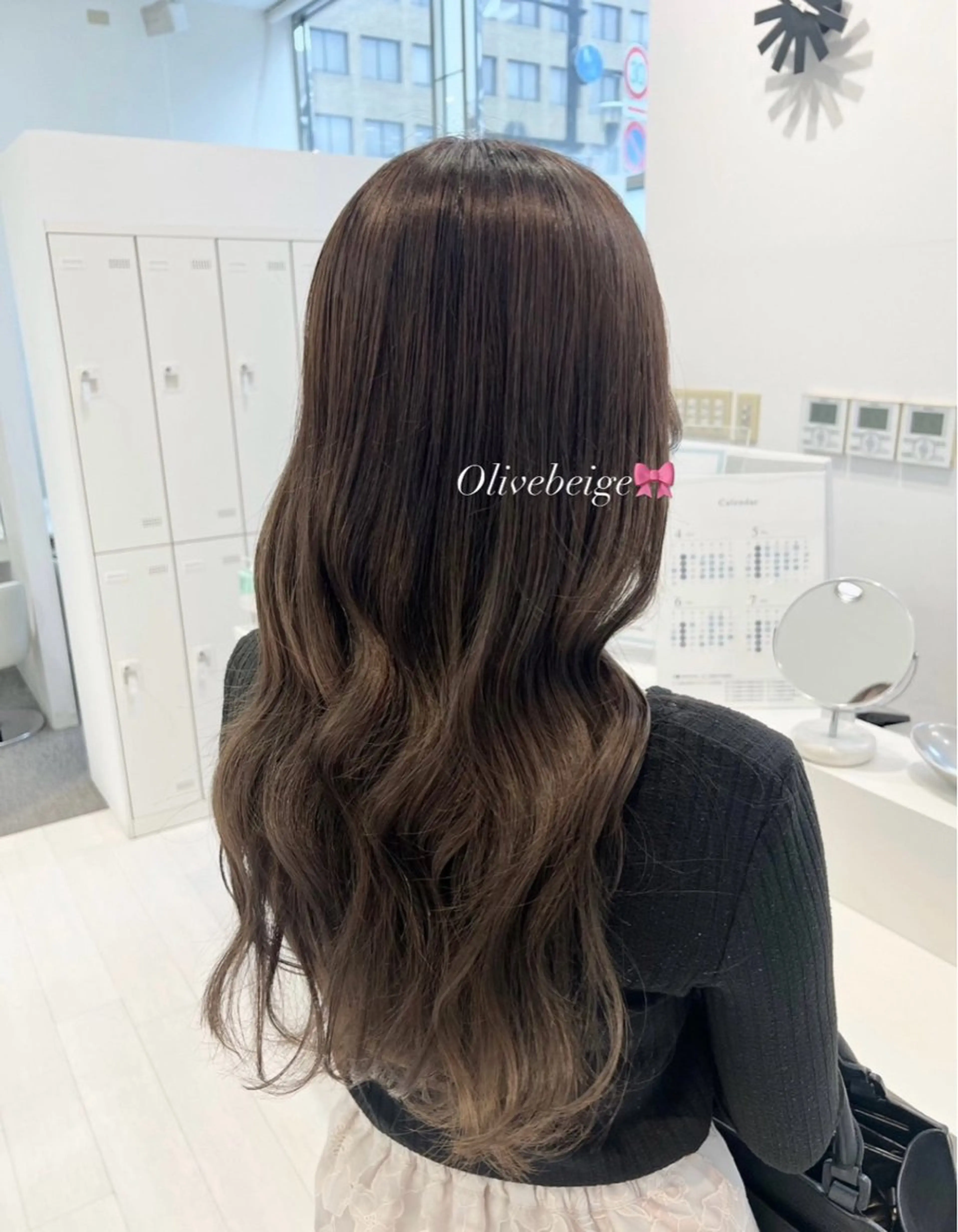 ロング カラー カット ヘアカラー ParveMix🎀 稲垣詞葉のヘアスタイル