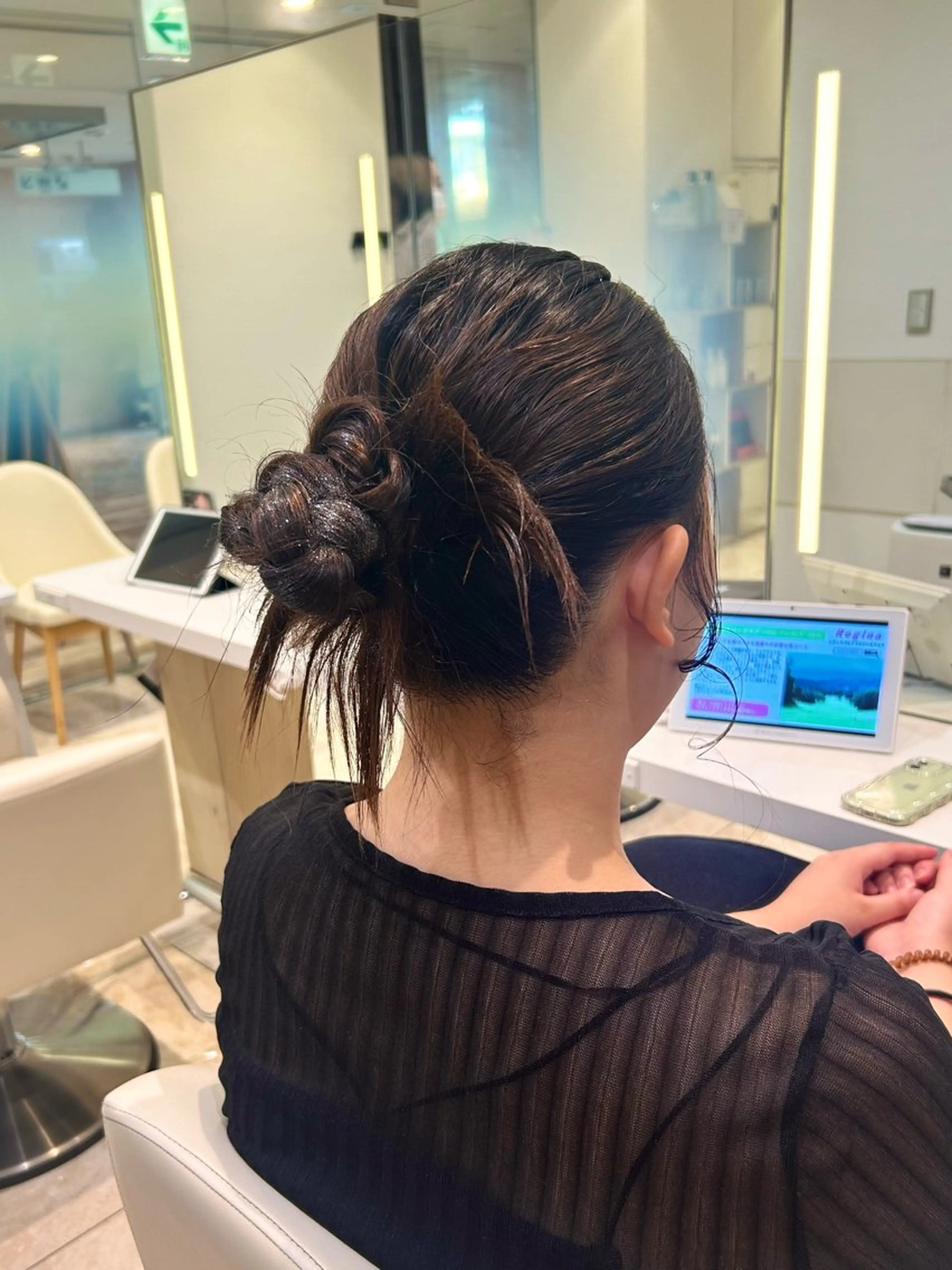 ヘアアレンジ ヘアセット はるか/ブリーチカラ ー/ヘアアレンジ🤍のヘアスタイル