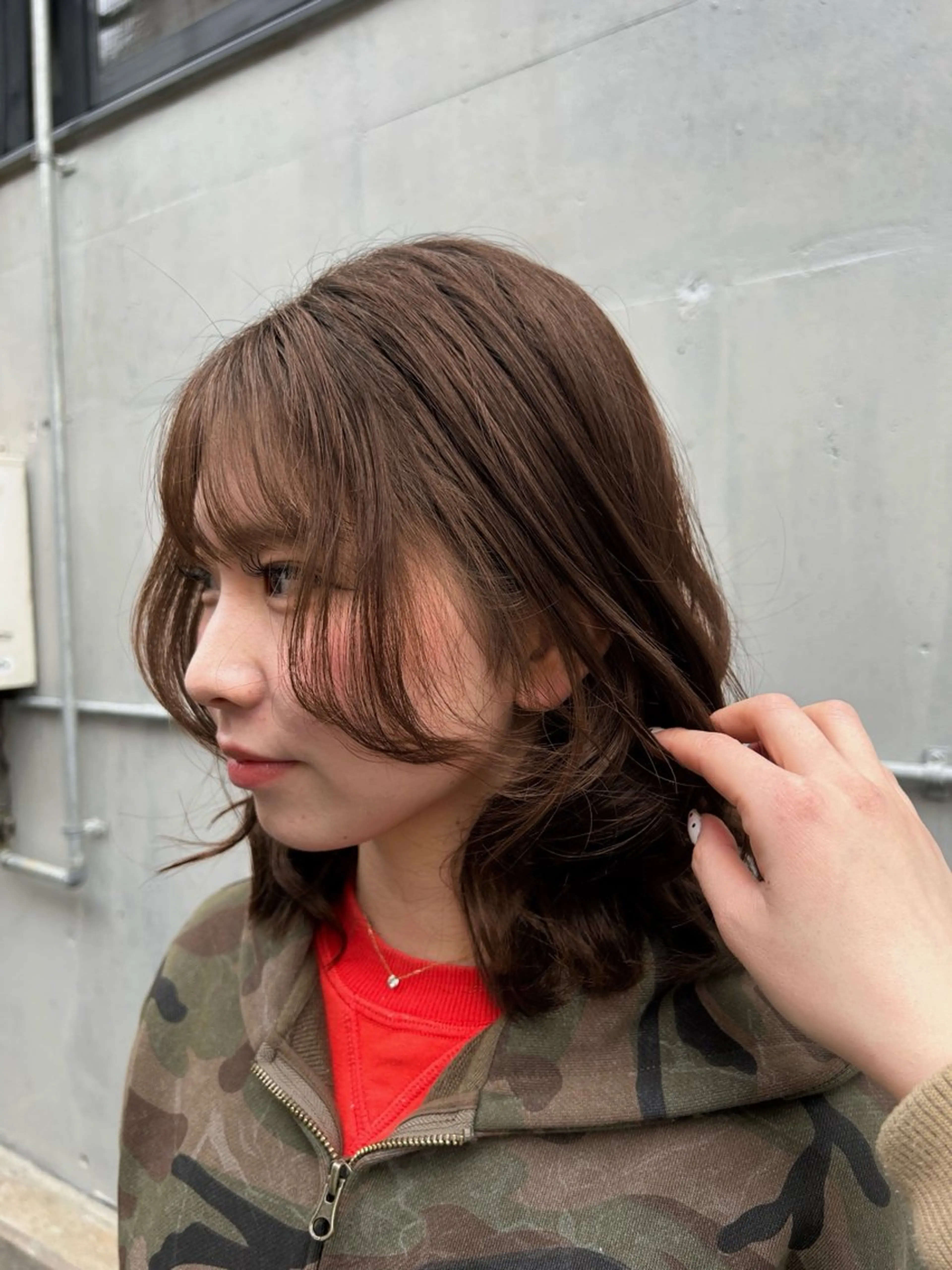 ミディアム カラー ヘアアレンジ Inity／ Nina✩.*˚のヘアスタイル