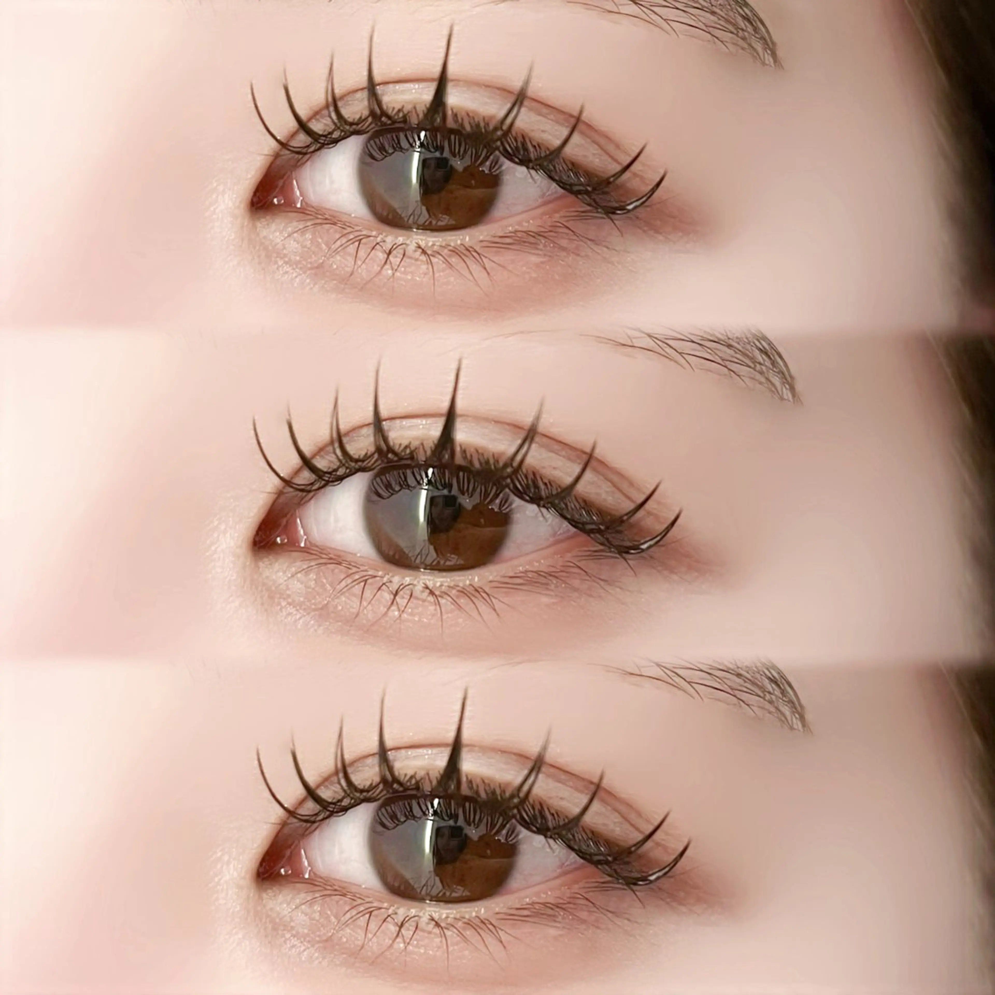 【人気No.1】🎀フラットラッシュ　120本➕束感コーティング仕上げ💖【オフ無料】の写真