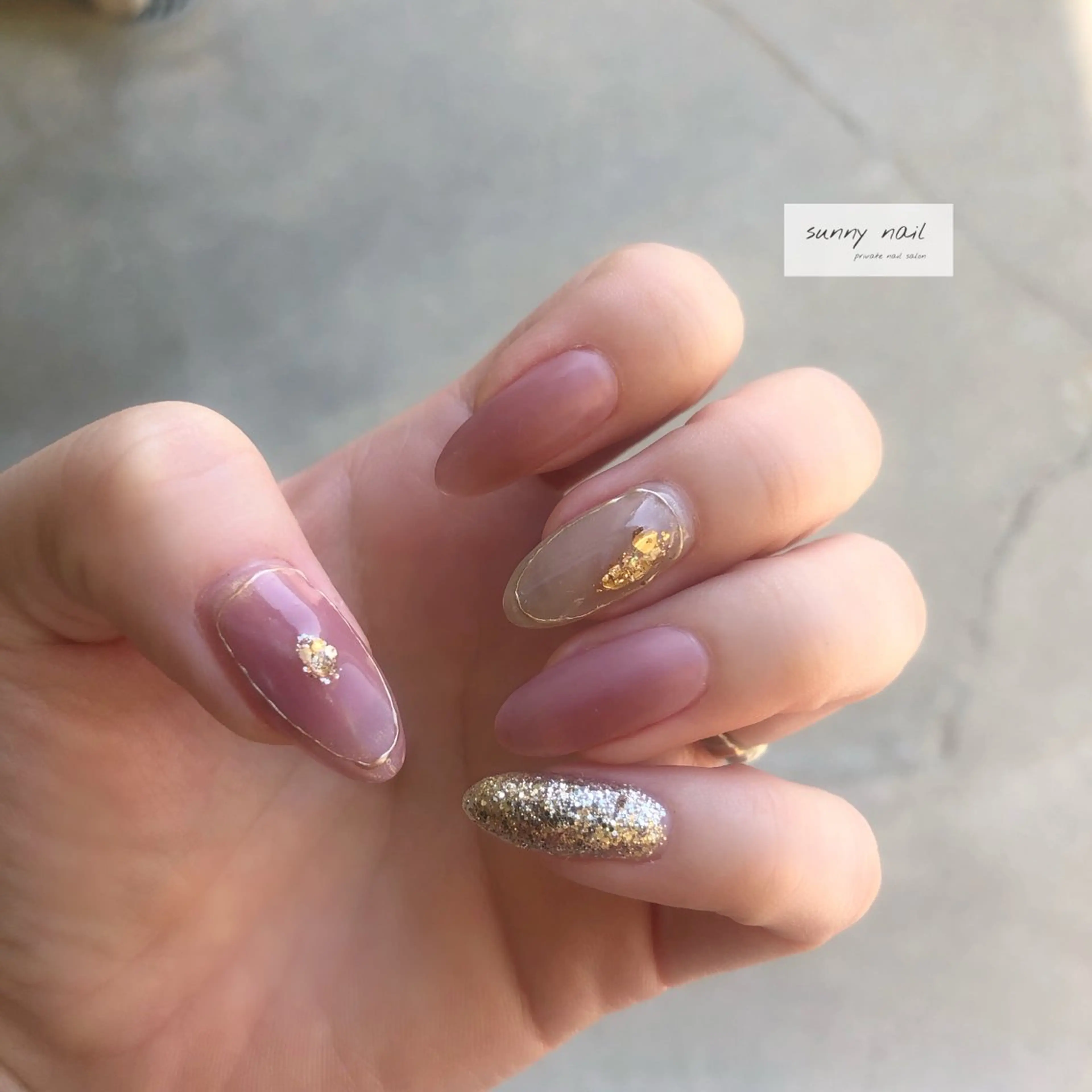 ネイル マットネイル ミラーネイル sunny nailのネイルデザイン