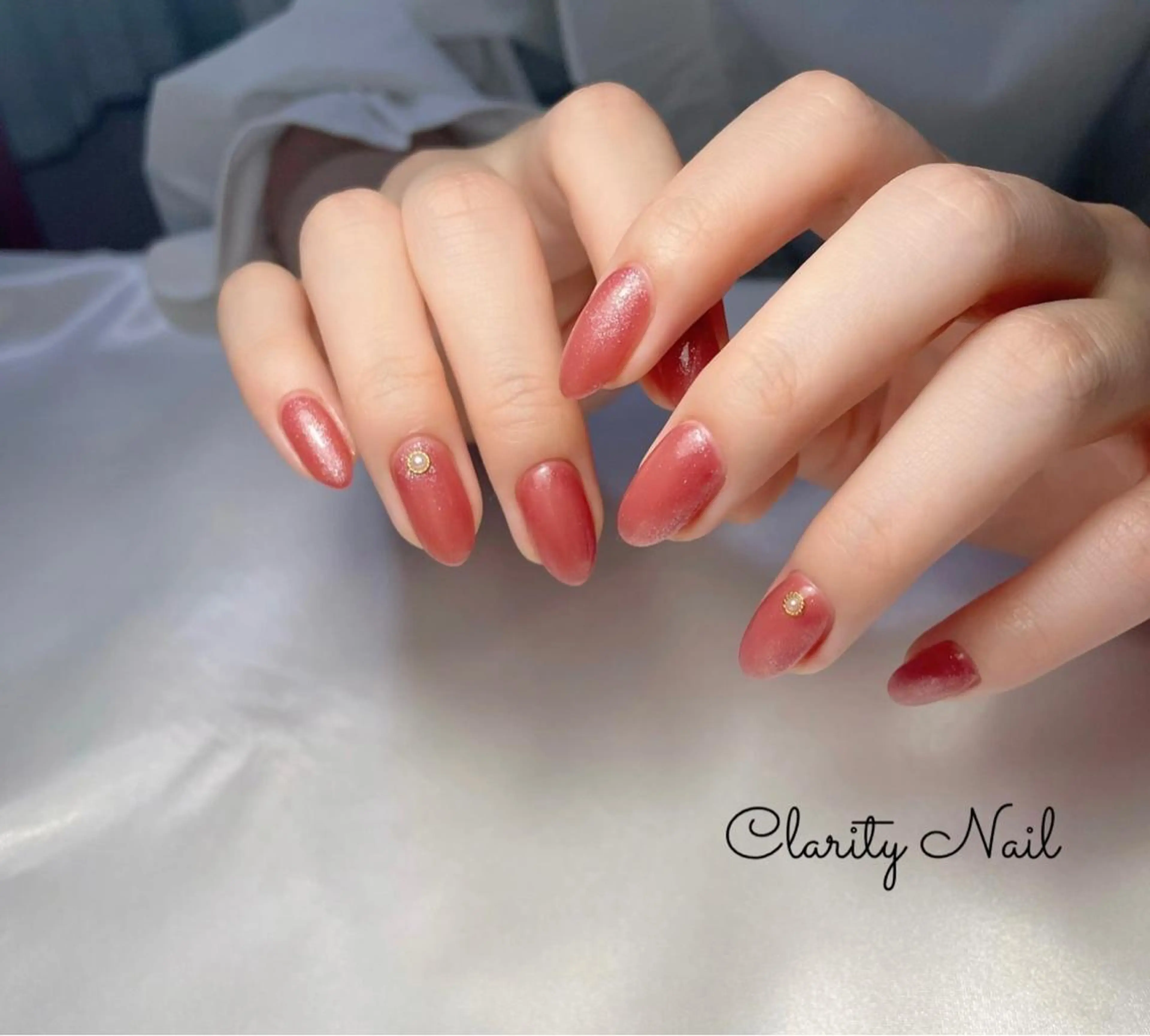 ネイル ワンカラーネイル ハンドネイル Clarity Nailのネイルデザイン
