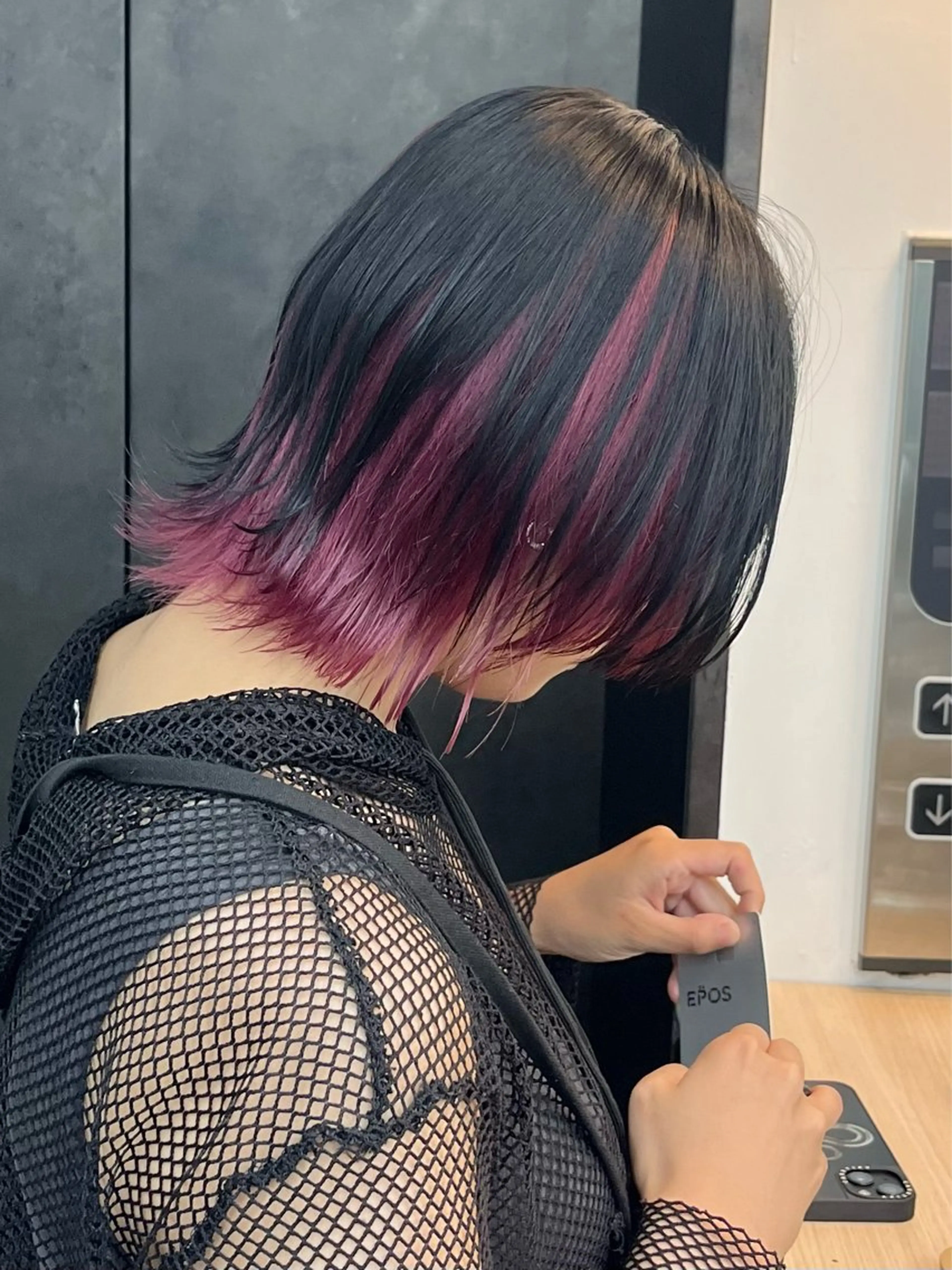 ミディアム カット ヘアカラー ウルフ/レイヤー ⚡️ITSUKU⚡️のヘアスタイル