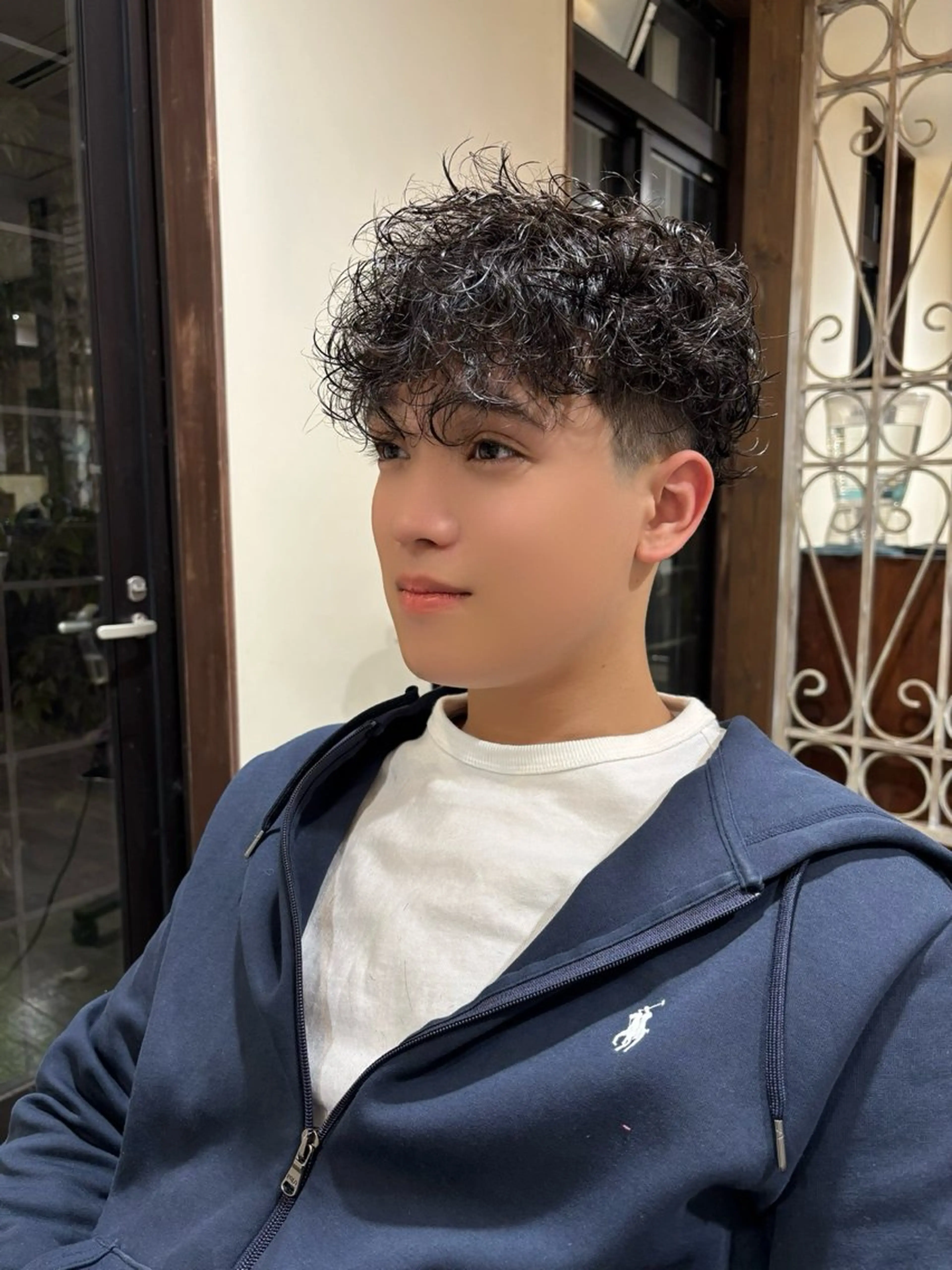 ショート パーマ カット パーマ メンズパーマ/ レイヤー/大野真央のヘアスタイル