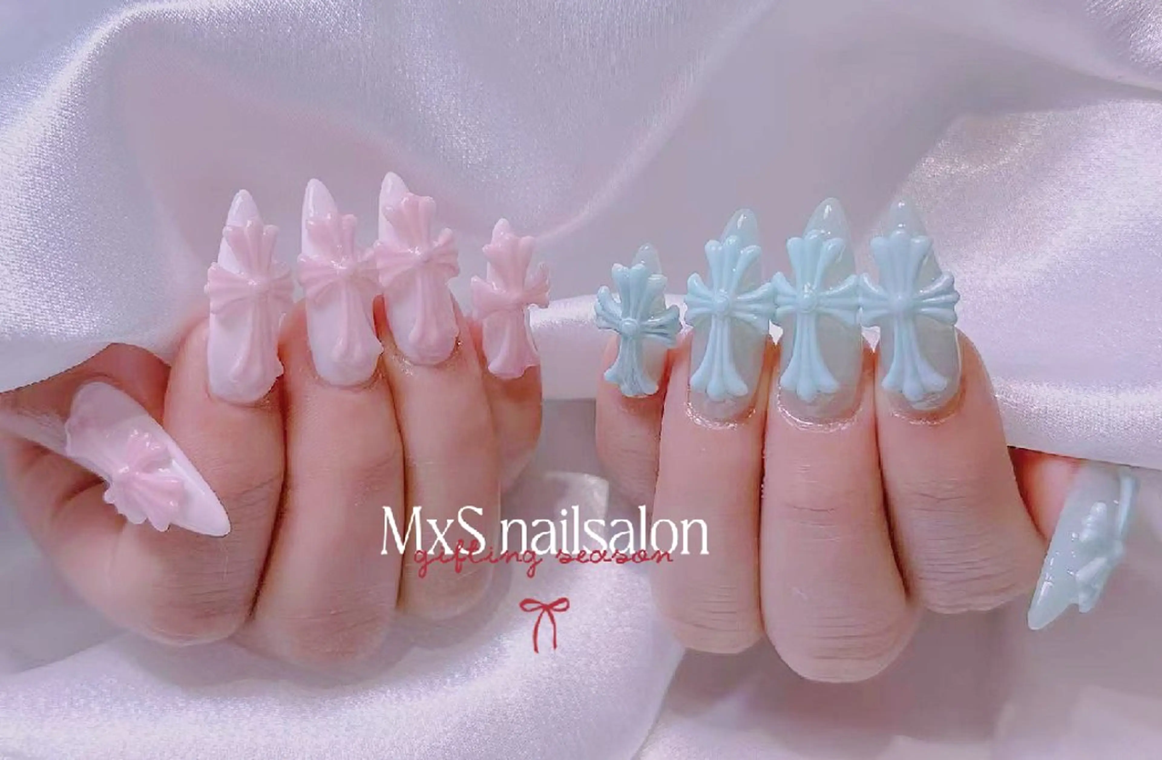 ネイル ハンドネイル ハンドケア MxS Nail(長さだし/フィルイン/マグネット/韓国ネイル/ワンホンネイル/ワンカラー)所属・MxS リィリィのネイルデザイン