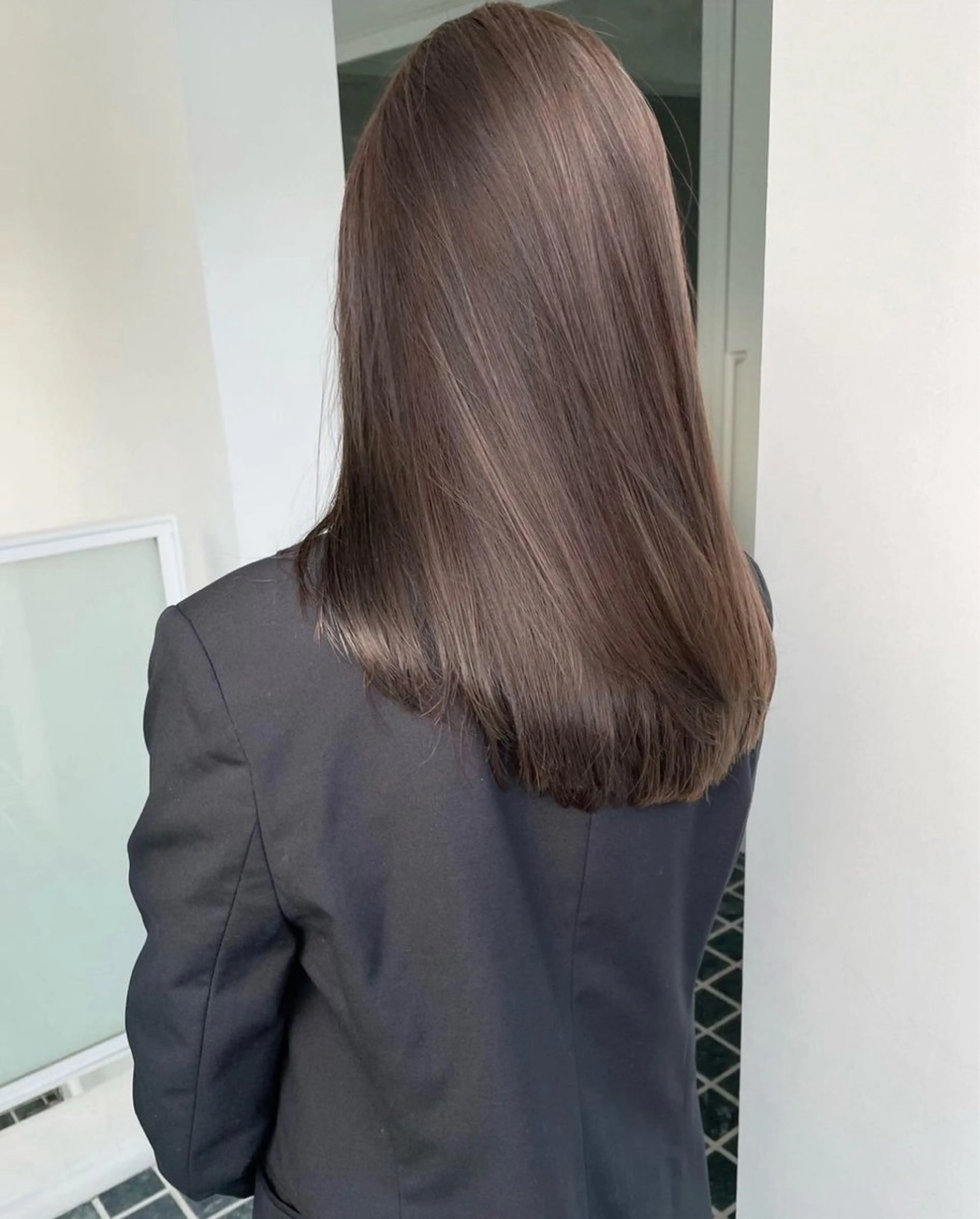 絹髪矯正の写真