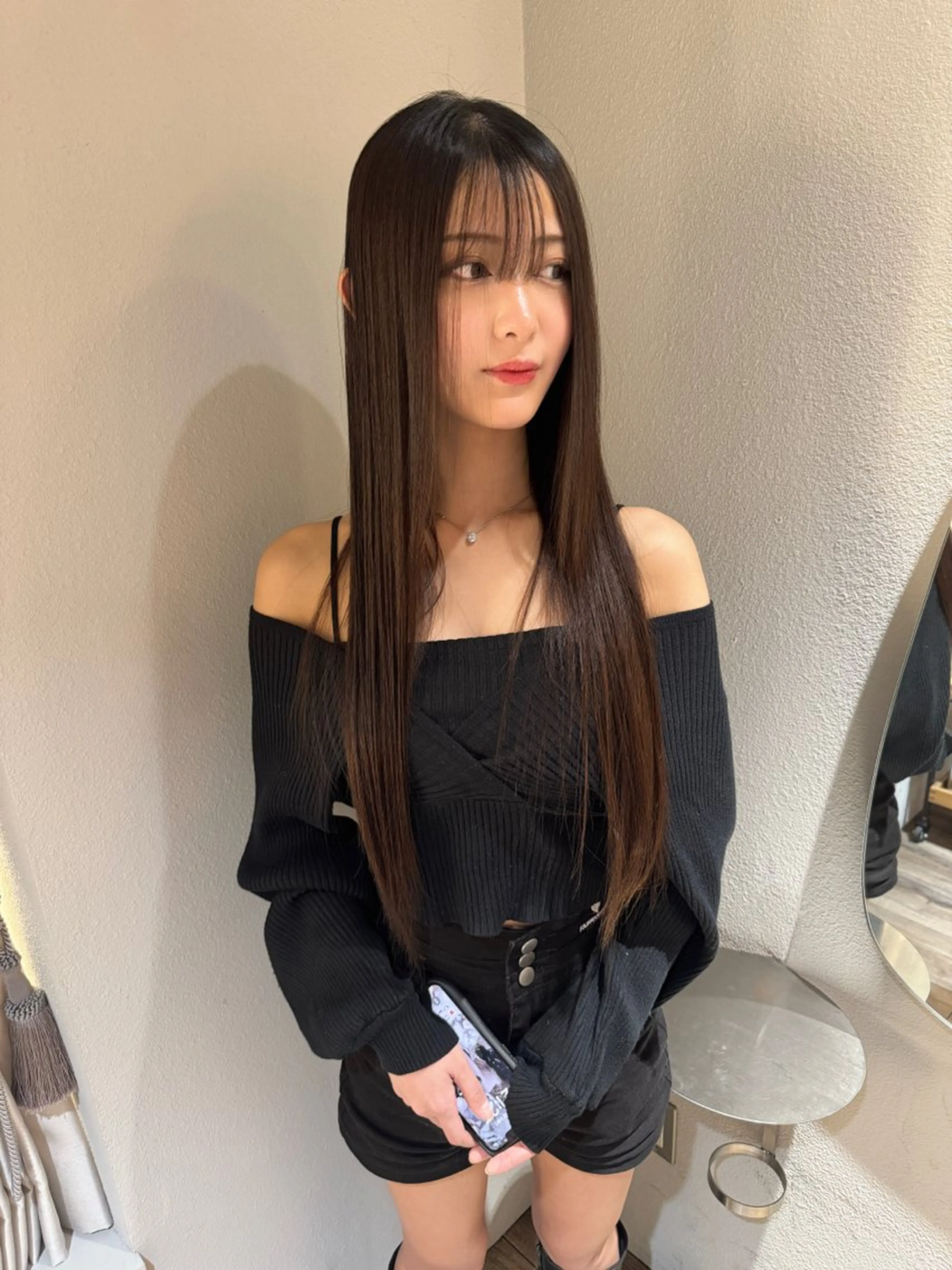 ロング 縮毛矯正 【天満1艶髪】潤艶/ 髪質改善🌹釣本竜哉のヘアスタイル