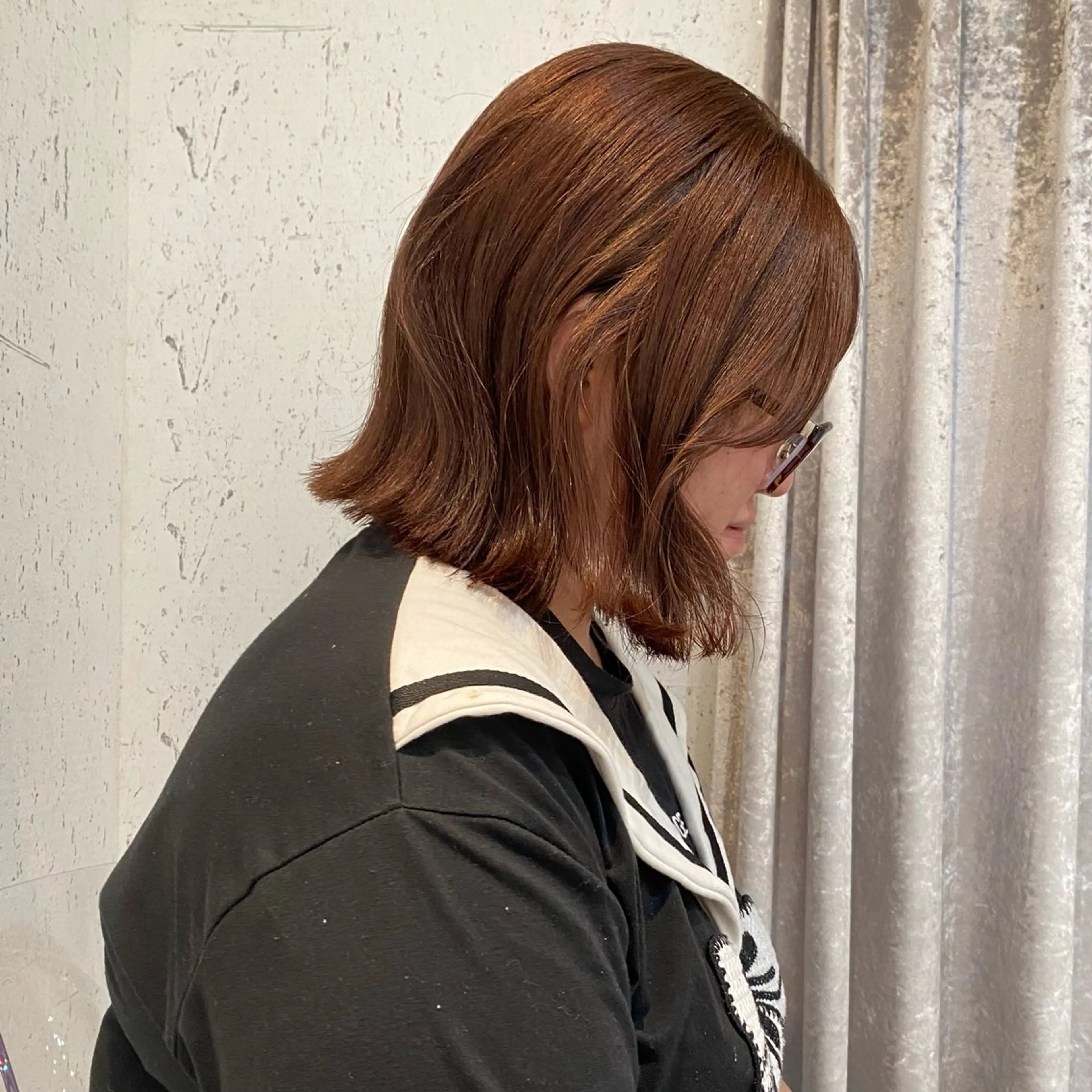 ショート カラー ブリーチ ブリーチなしカラー カット ヘアカラー トリートメント mai / linoah˚✧のヘアスタイル