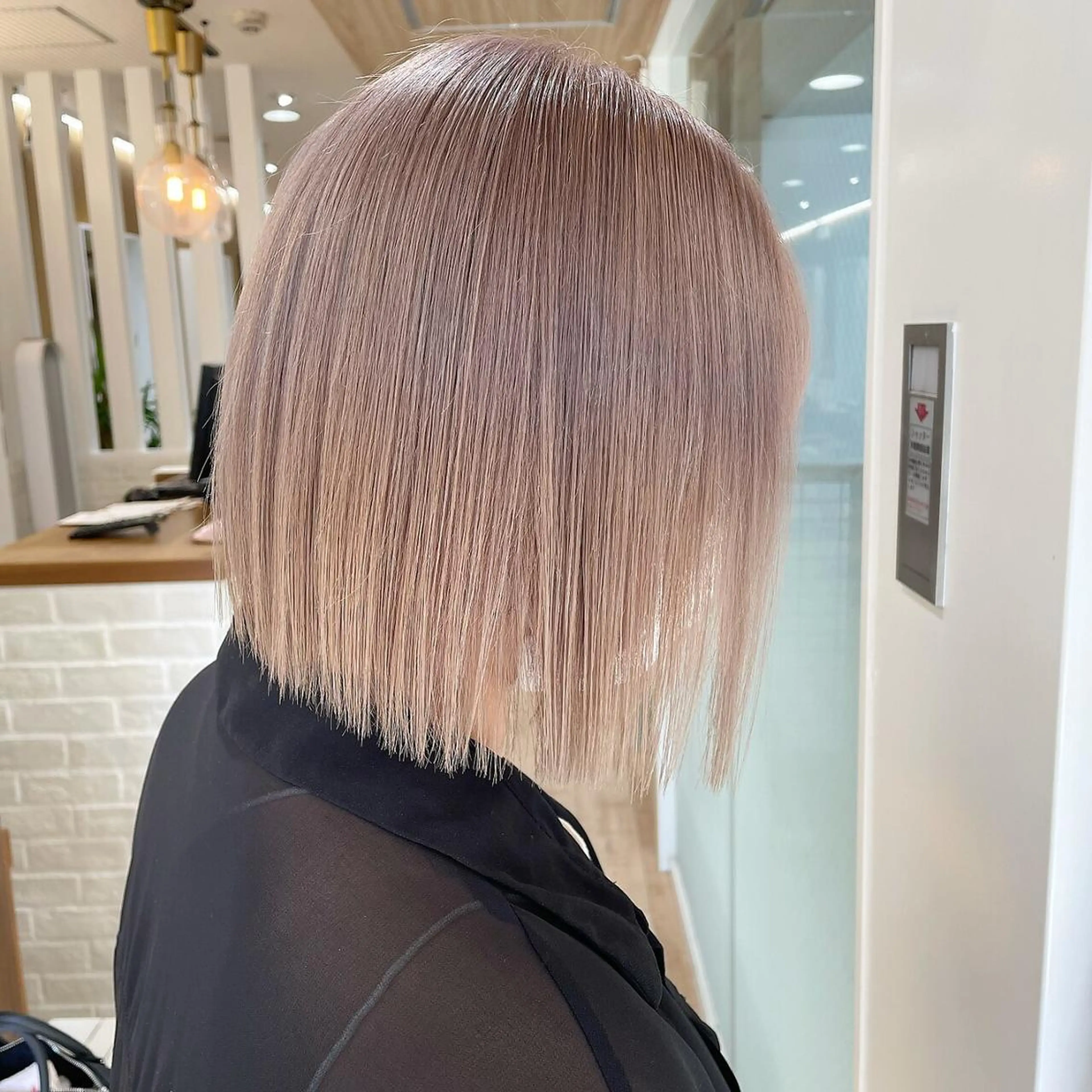 ショート カラー ベージュカラー ブリーチ ピンクカラー ピンクベージュ ボブ ✂︎✂︎副店長・富田 益✂︎✂︎のその他イメージ