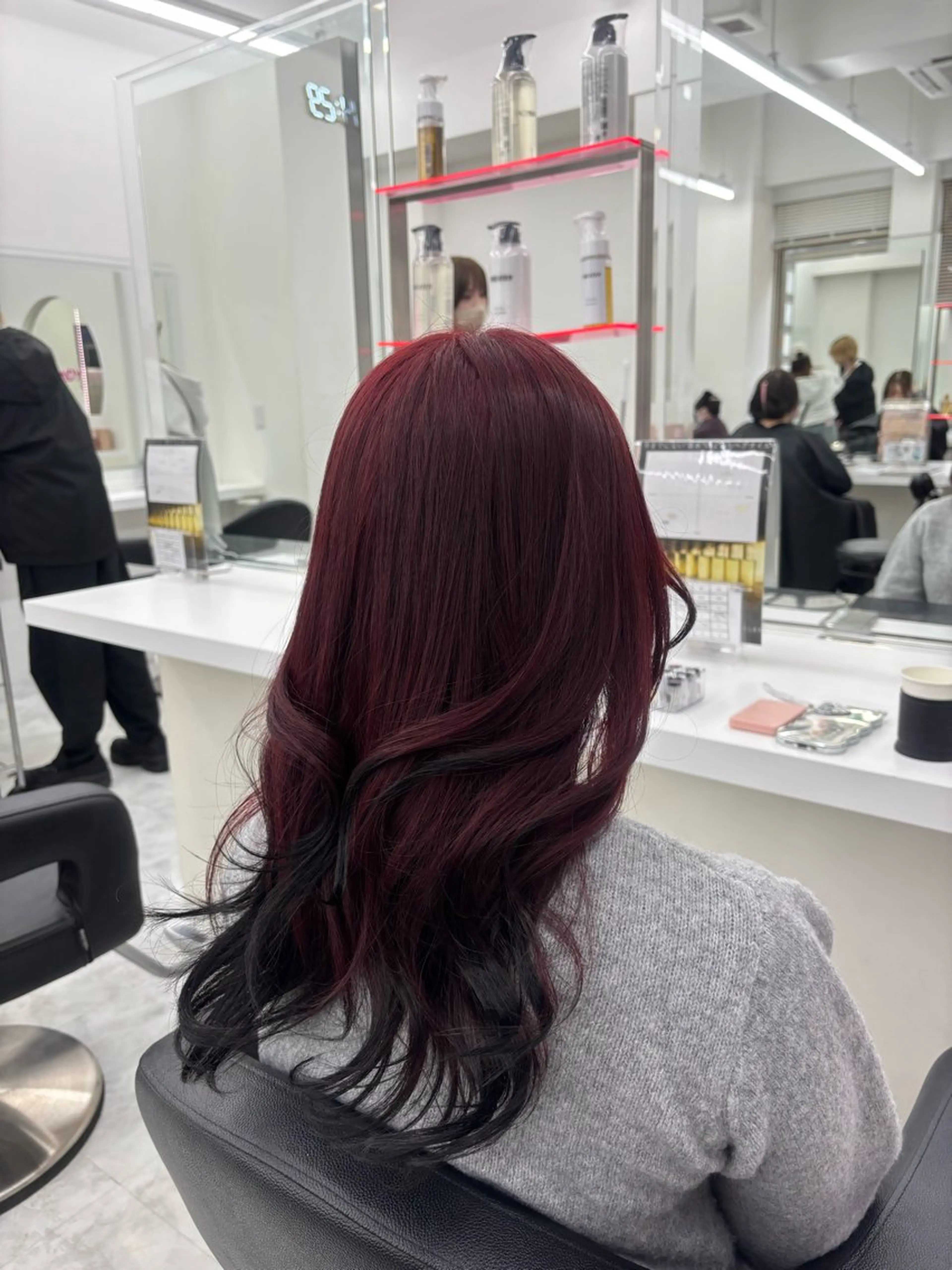 カラー ヘアカラー かわいい艶髪🤍 れいな🤍のヘアスタイル