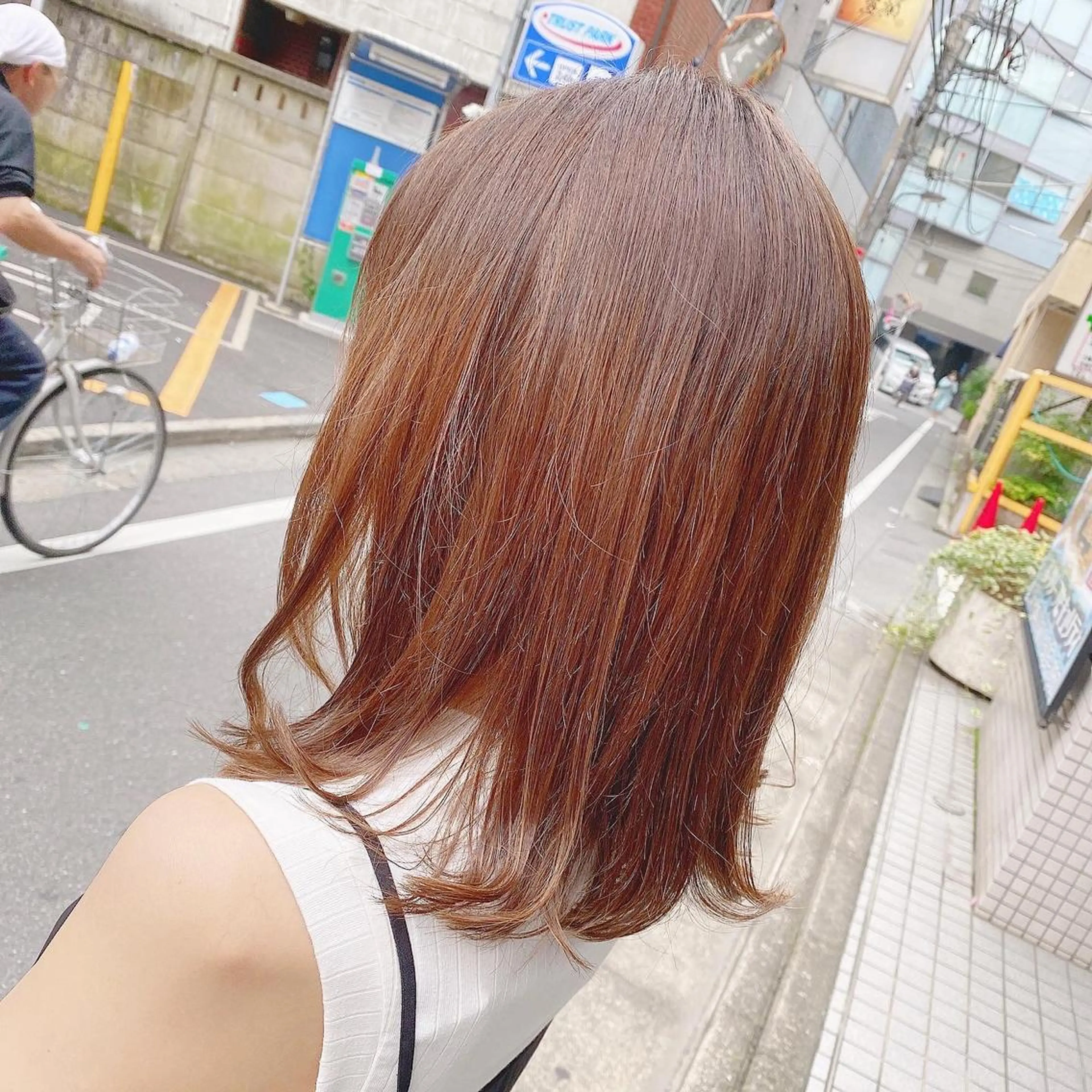 ミディアム 髪質改善 SALOWIN 池袋Suite店所属・髪質改善特化 安東駿介のヘアスタイル