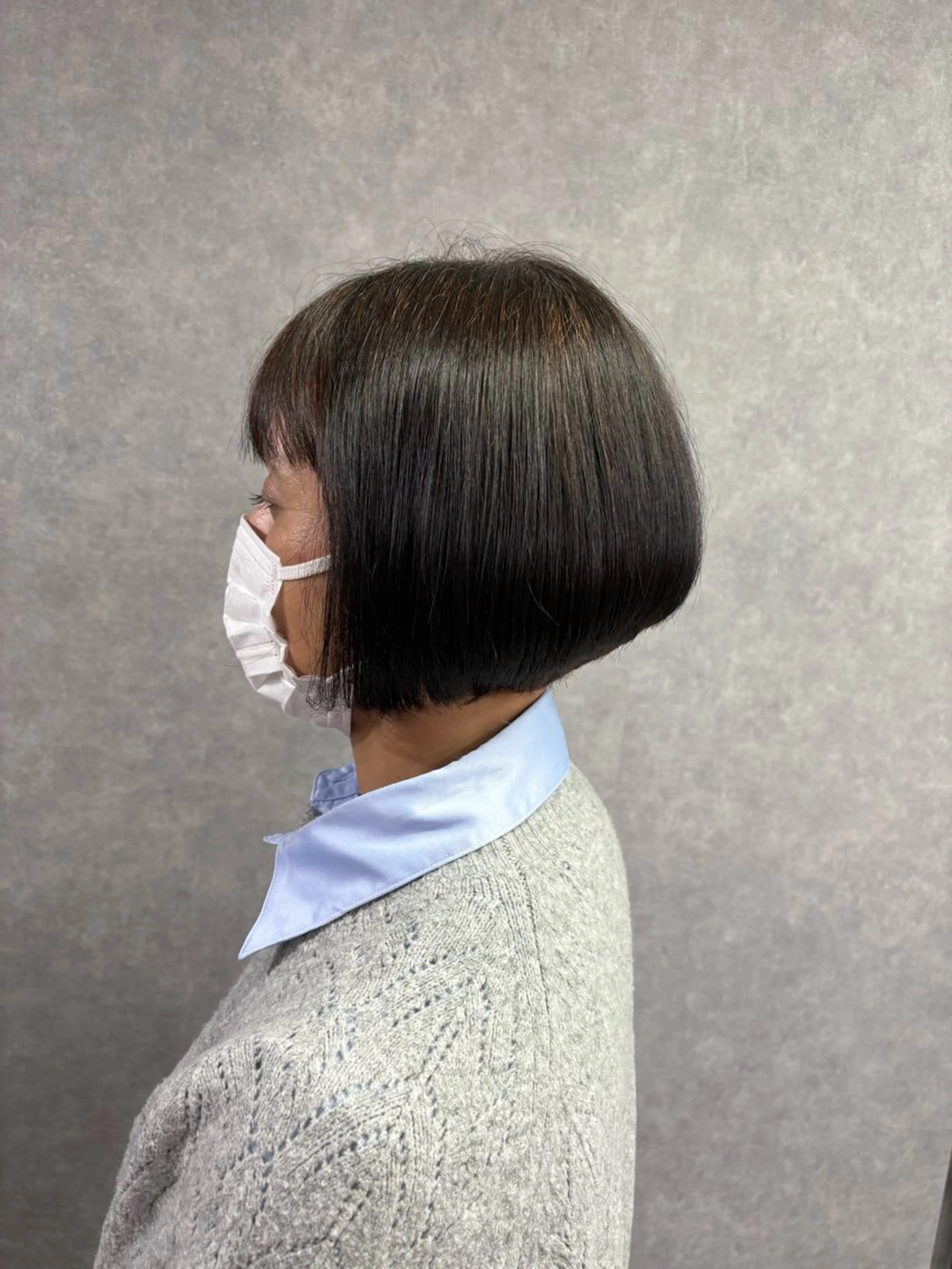 ショート ボブ 金子 明日香のヘアスタイル