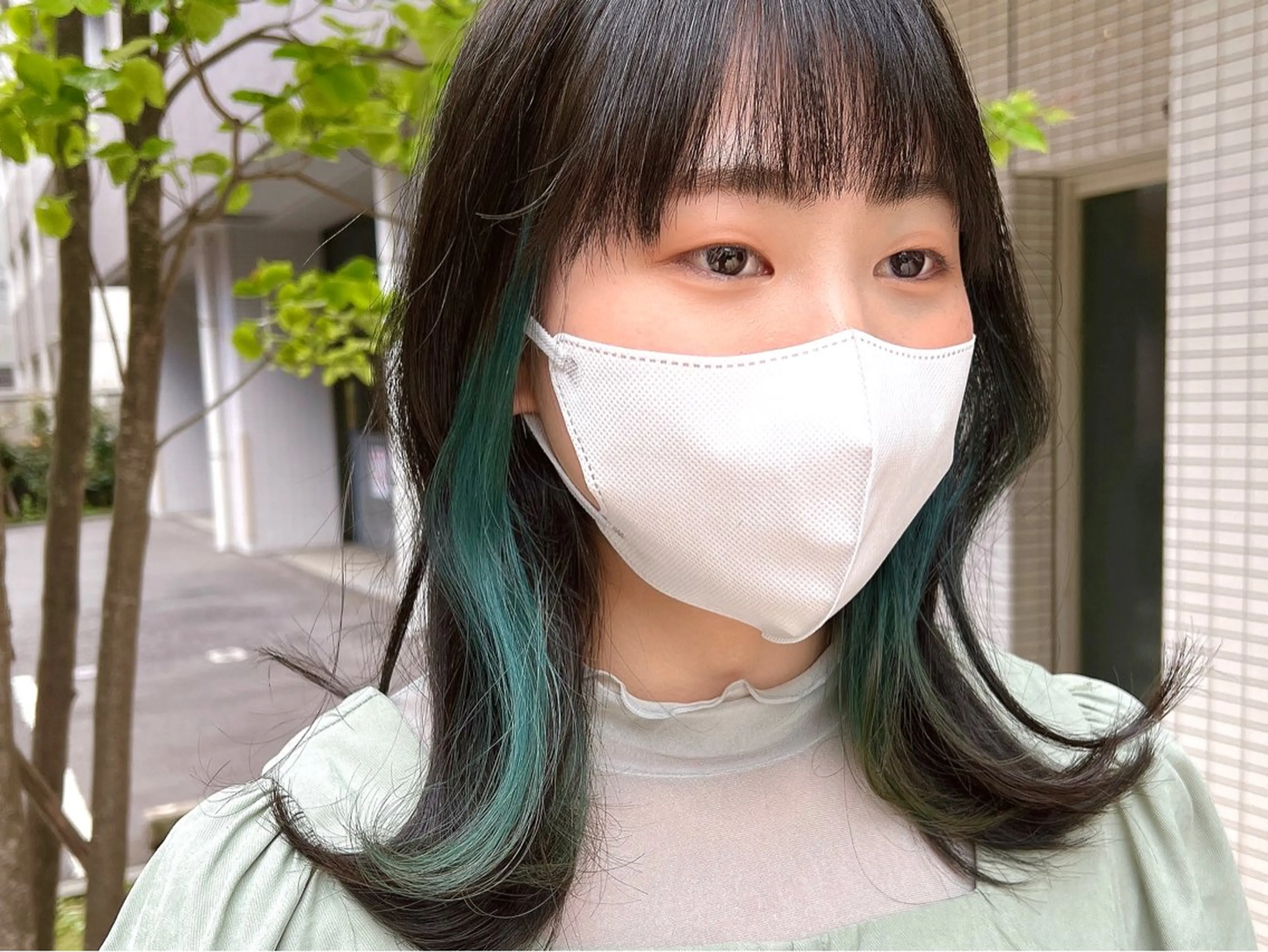 ミディアム カラー ブリーチ ブルーカラー ケアブリーチ イヤリングカラー 💎透明感カラー特化 💎TAISEIのヘアスタイル