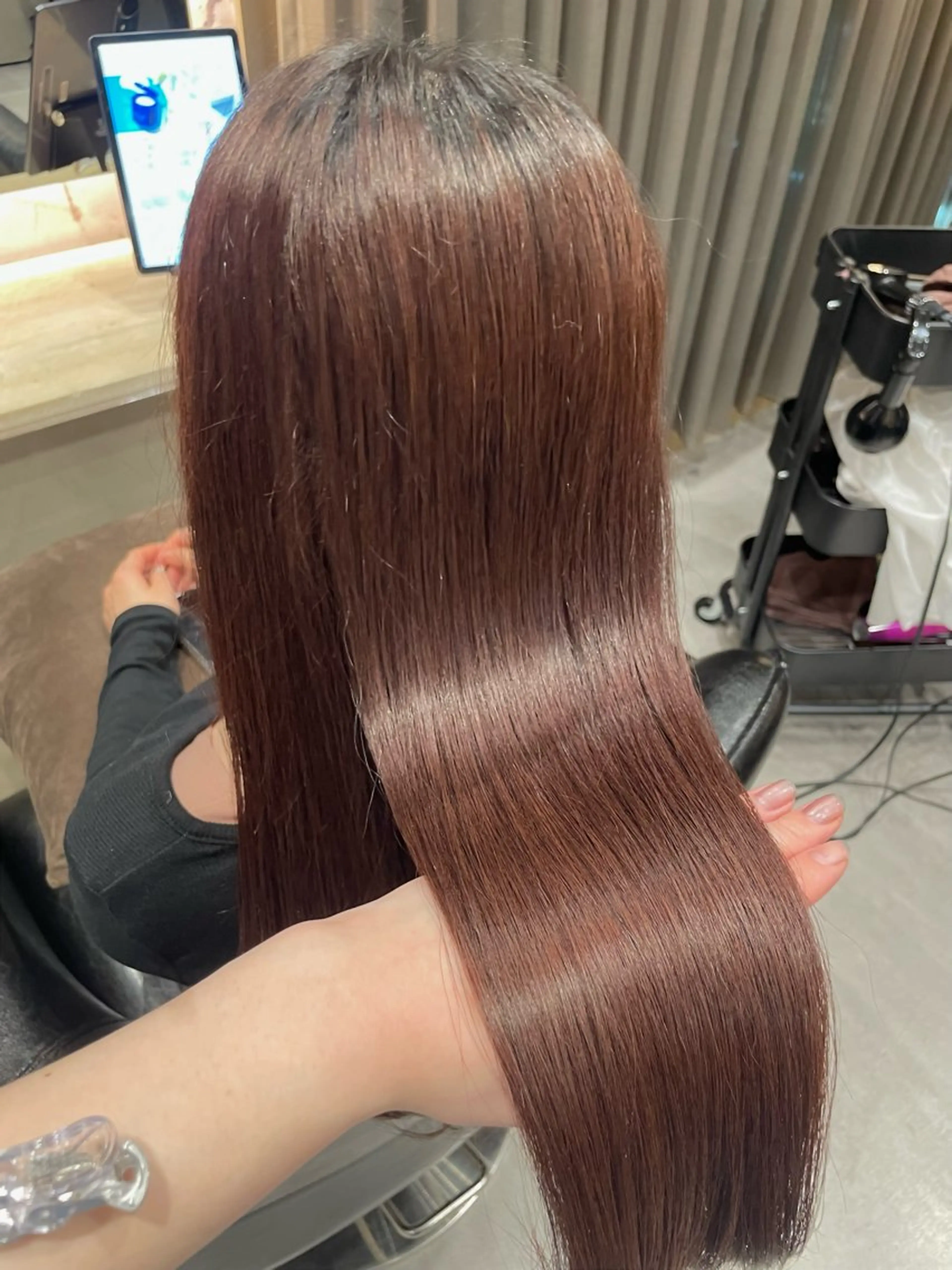 ロング L'EANE THE TOKYO所属・透明感カラー/艶髪 田村陽花里のヘアスタイル