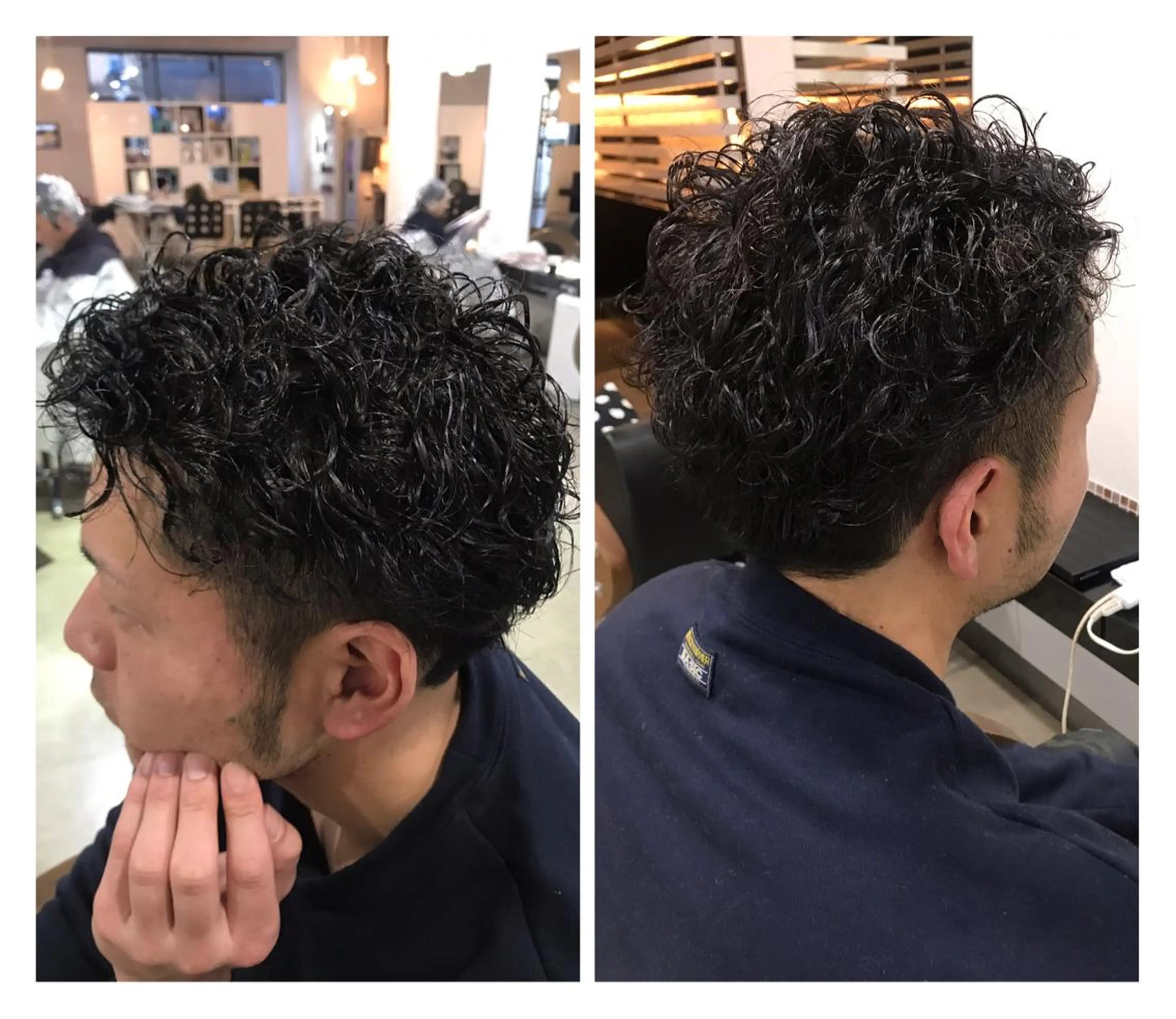 ショート パーマ ヘアアレンジ DISCOHAIRsanc（ルジャルダン町田）所属・烏山 達也のヘアスタイル