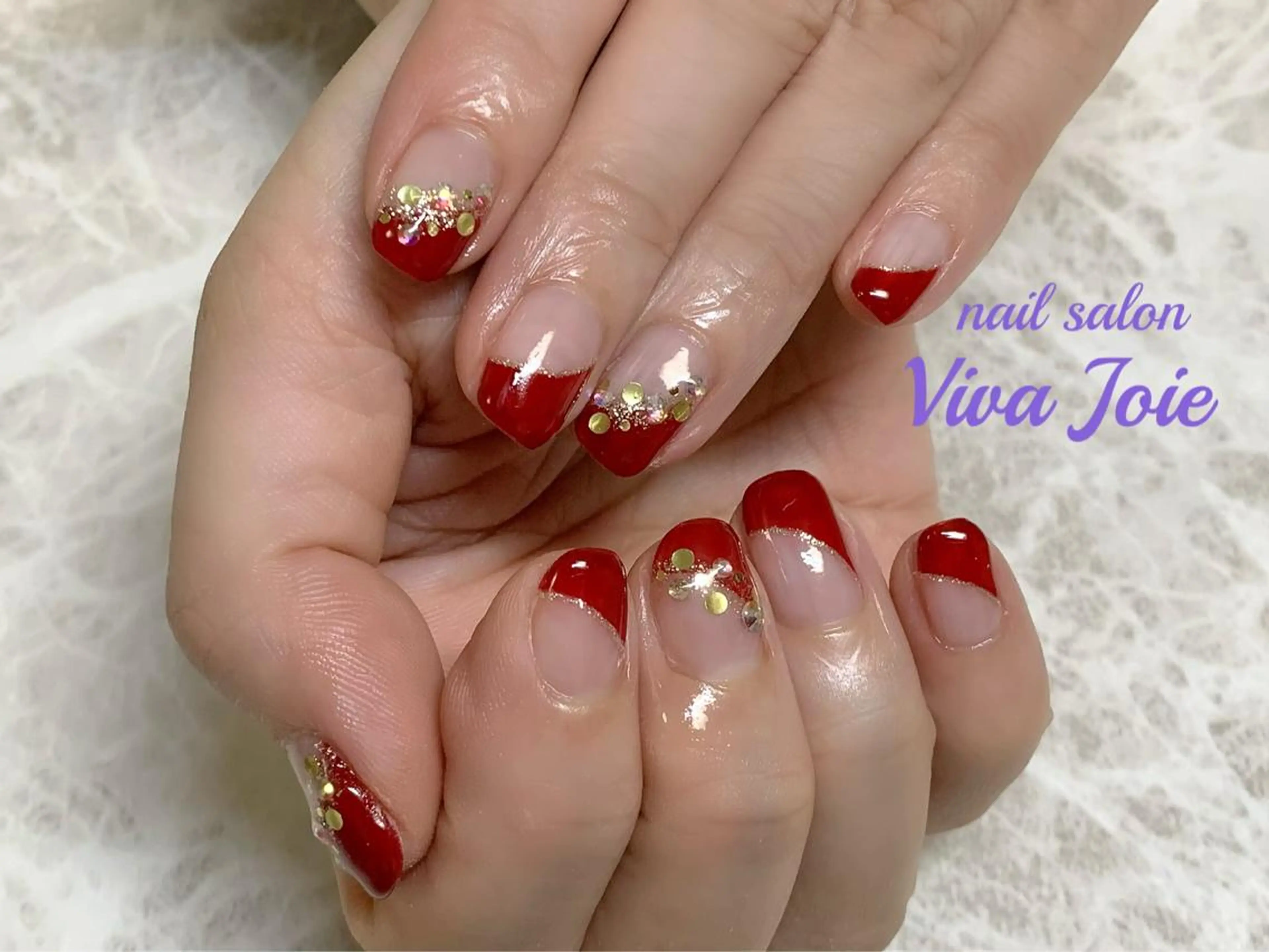 ネイル フレンチネイル ジェルネイル オフィスネイル ハンドネイル Viva Joie所属・Viva Joieのネイルデザイン