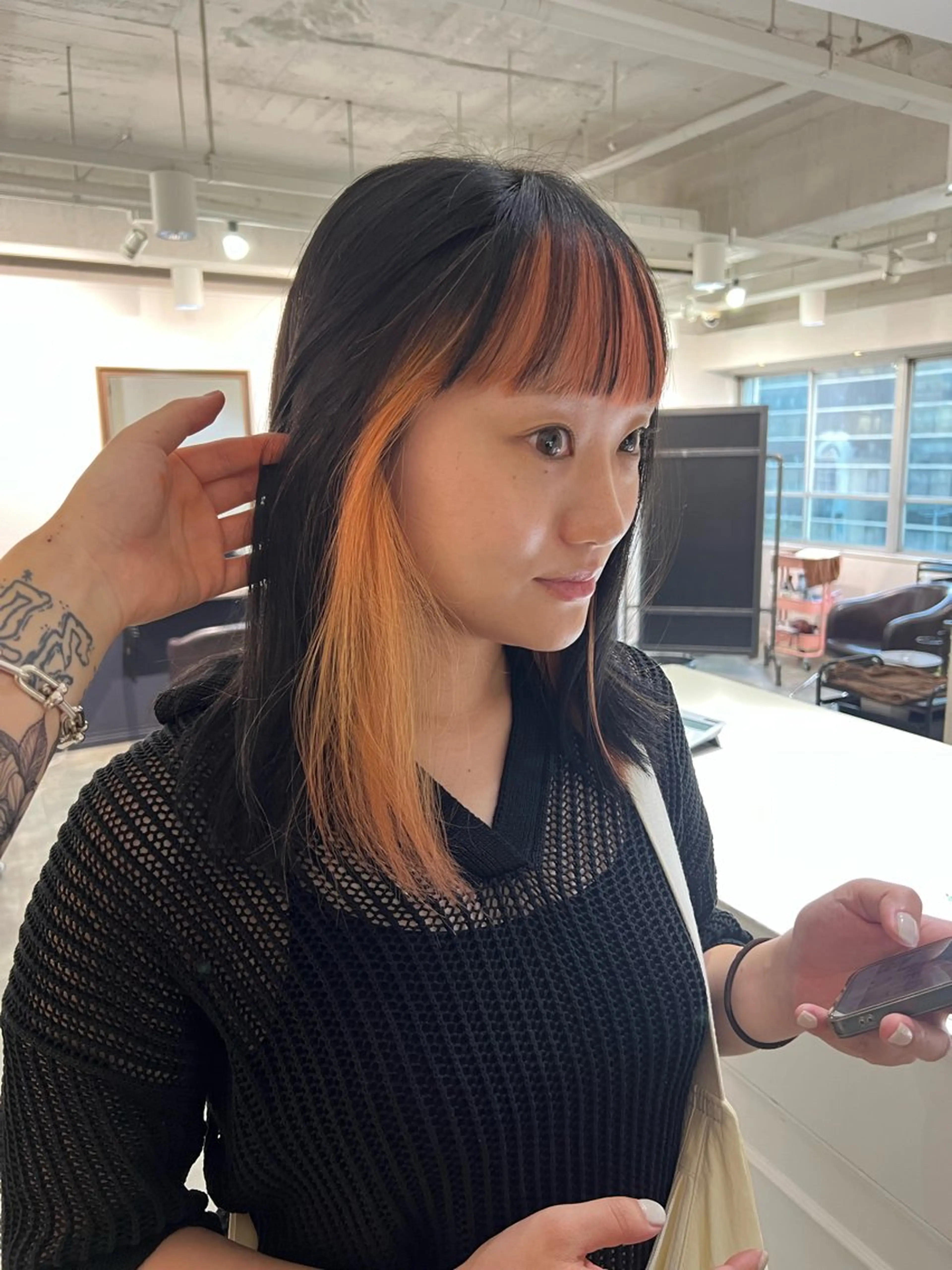 ロング カラー ボブ美容師 /馬場 翼のヘアスタイル
