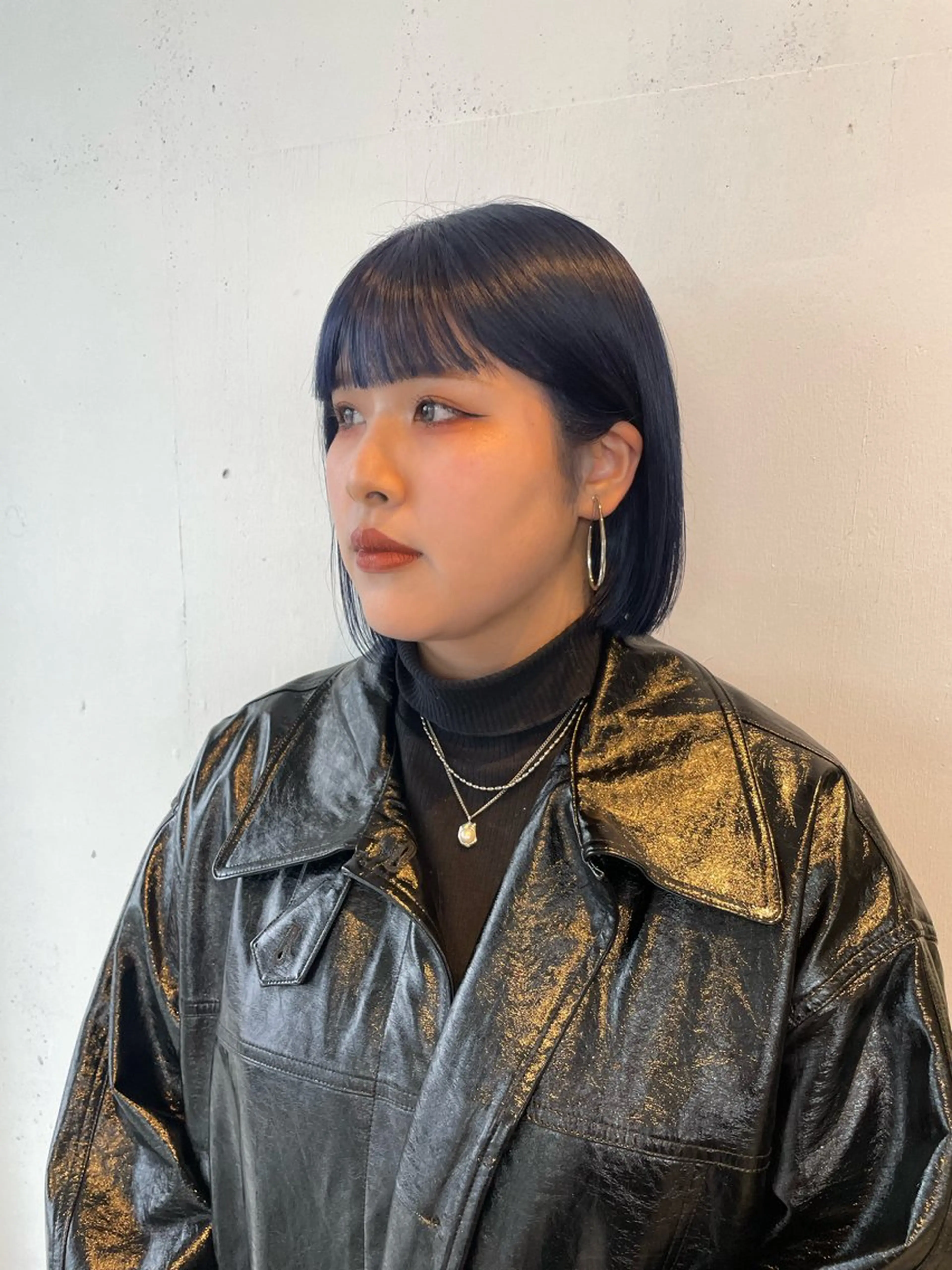 カラー ボブ カット ヘアカラー ハイトーンカラー🩵 指名多数💗横山聖奈のヘアスタイル