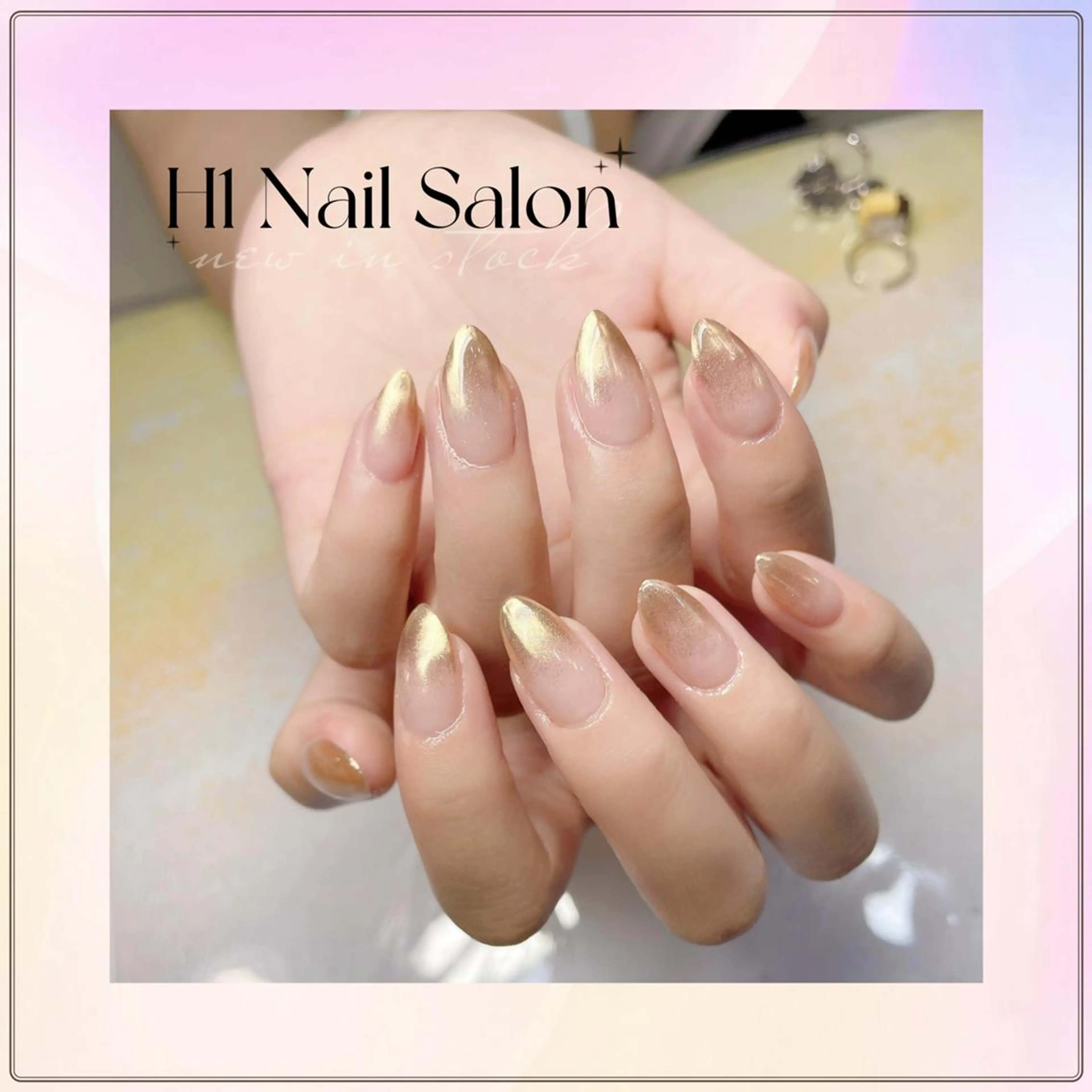 ミディアム ハンドネイル H1 ネイル サロンのネイルデザイン