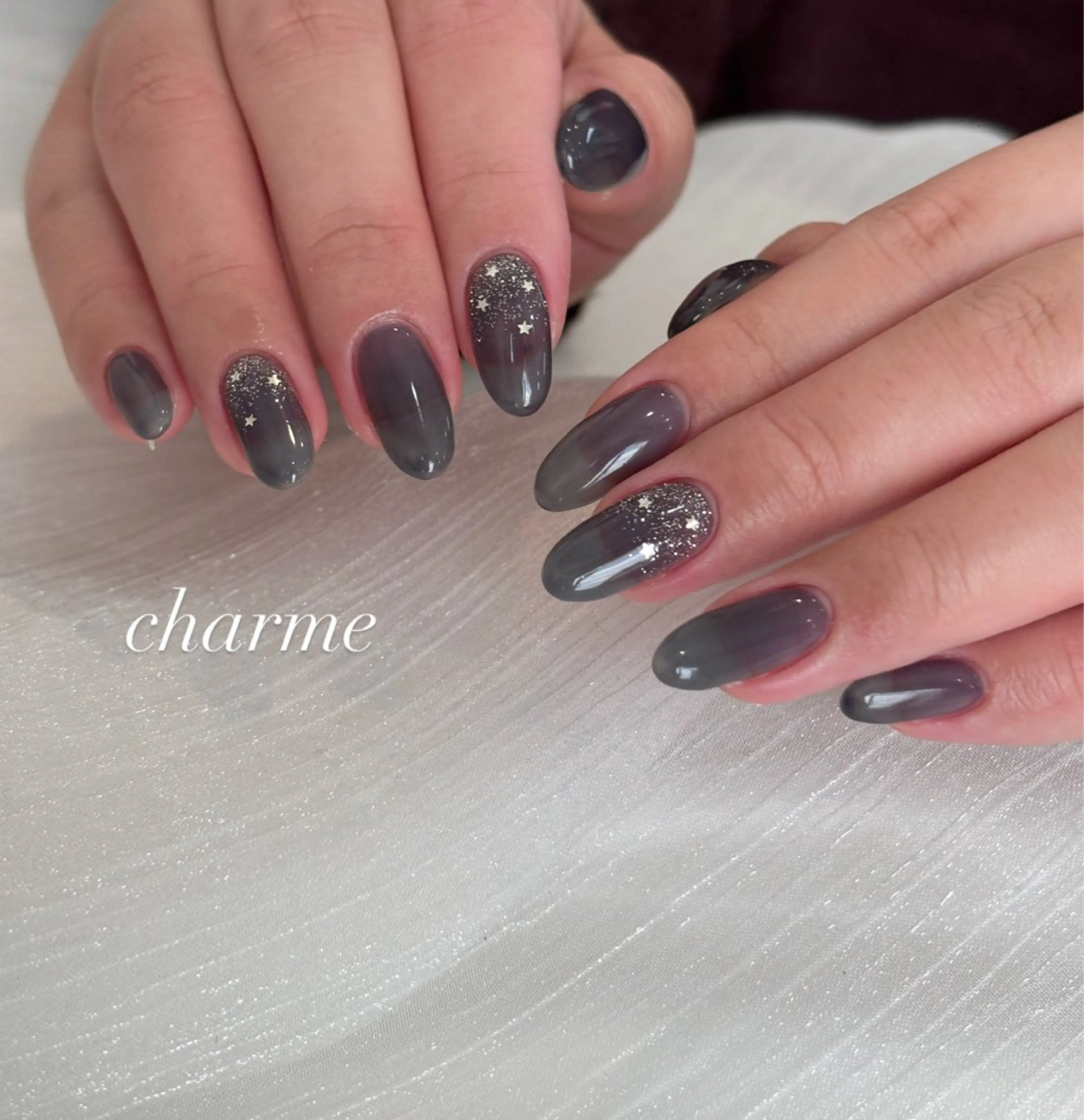 ネイル アートネイル シンプルネイル ハンドネイル charme nailのネイルデザイン