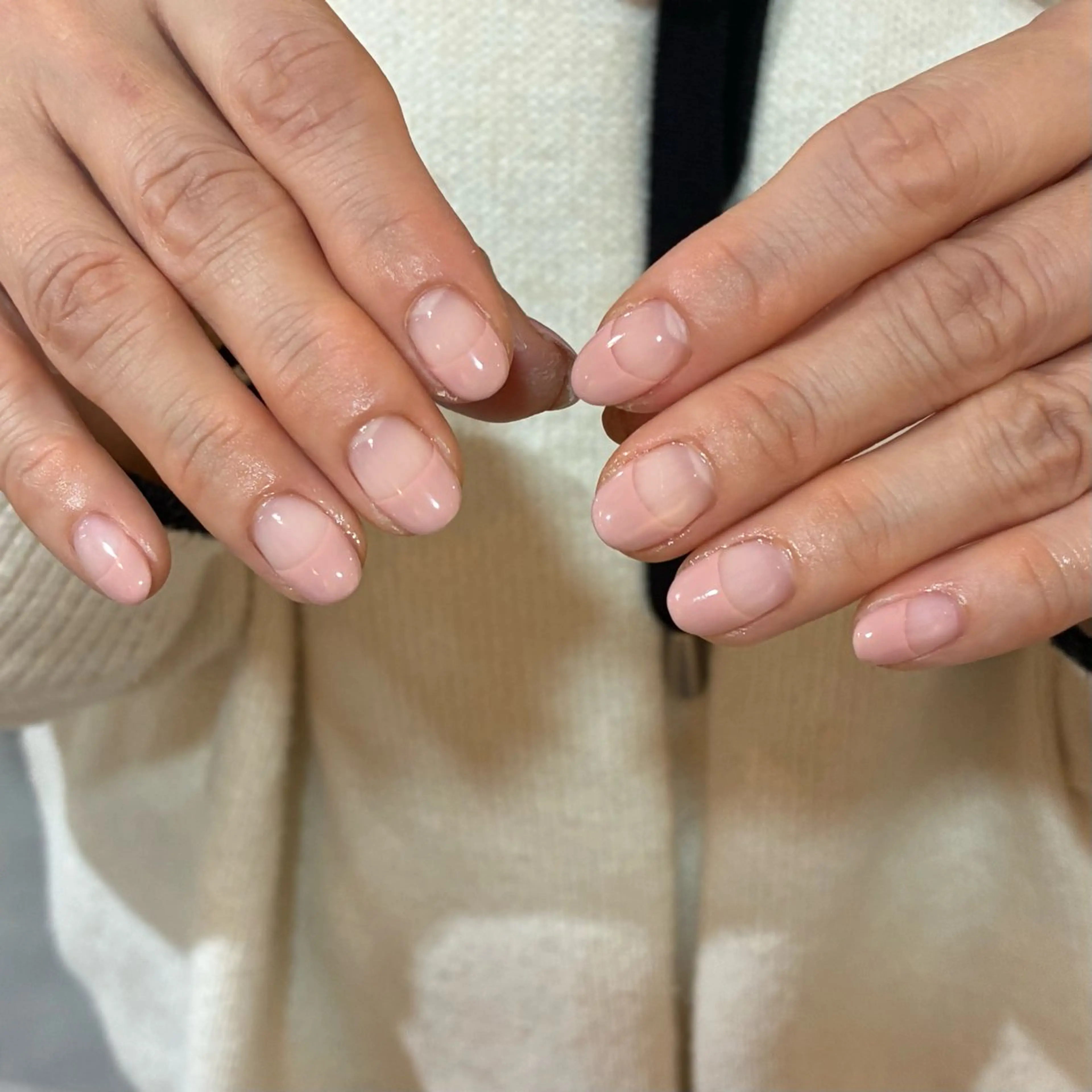 ネイル フレンチネイル ハンドネイル tiffin Sanaのネイルデザイン