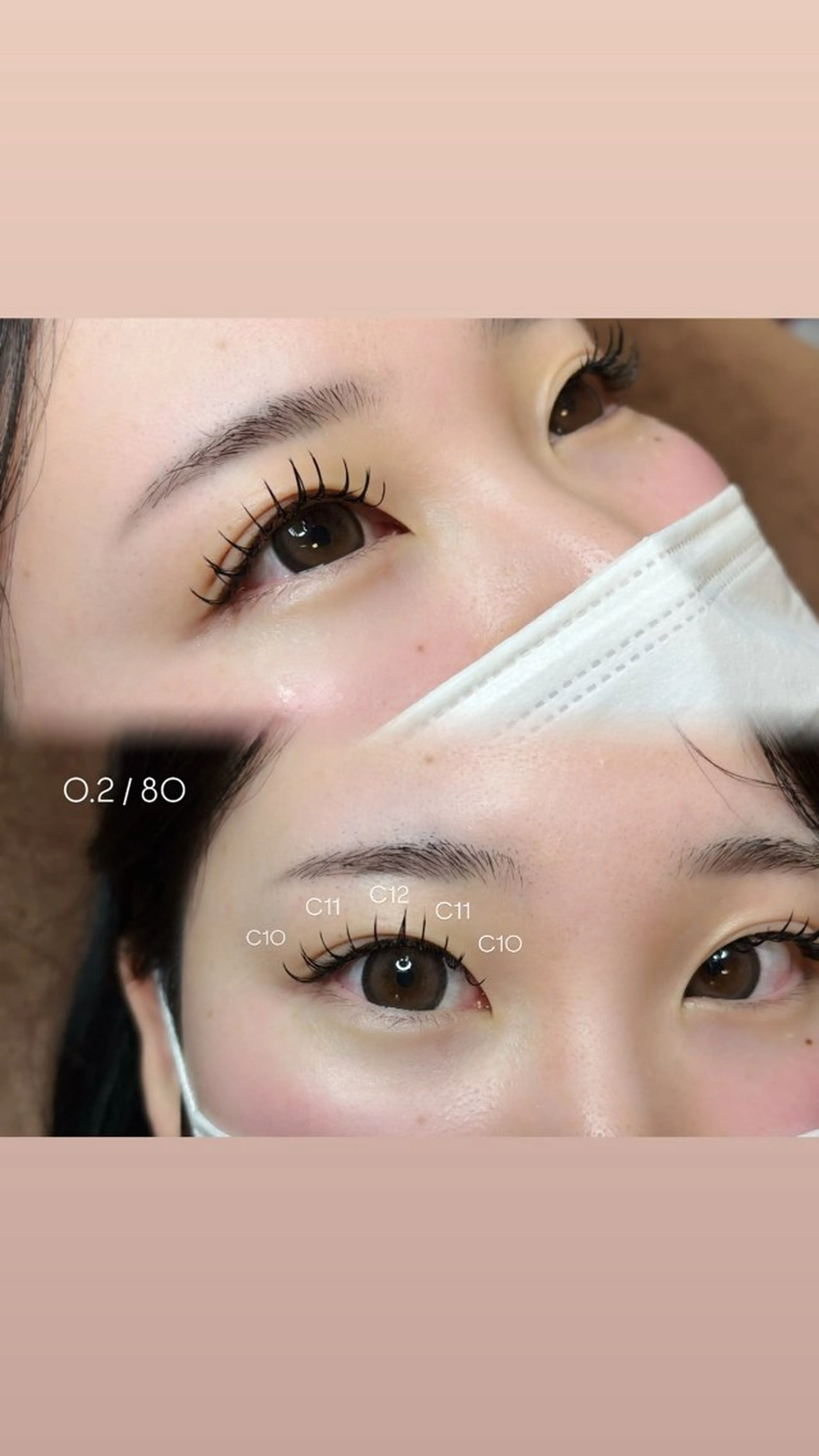 マツエク・マツパ Antia  EyelashClub所属・青木 妃代梨のマツエク・マツパデザイン