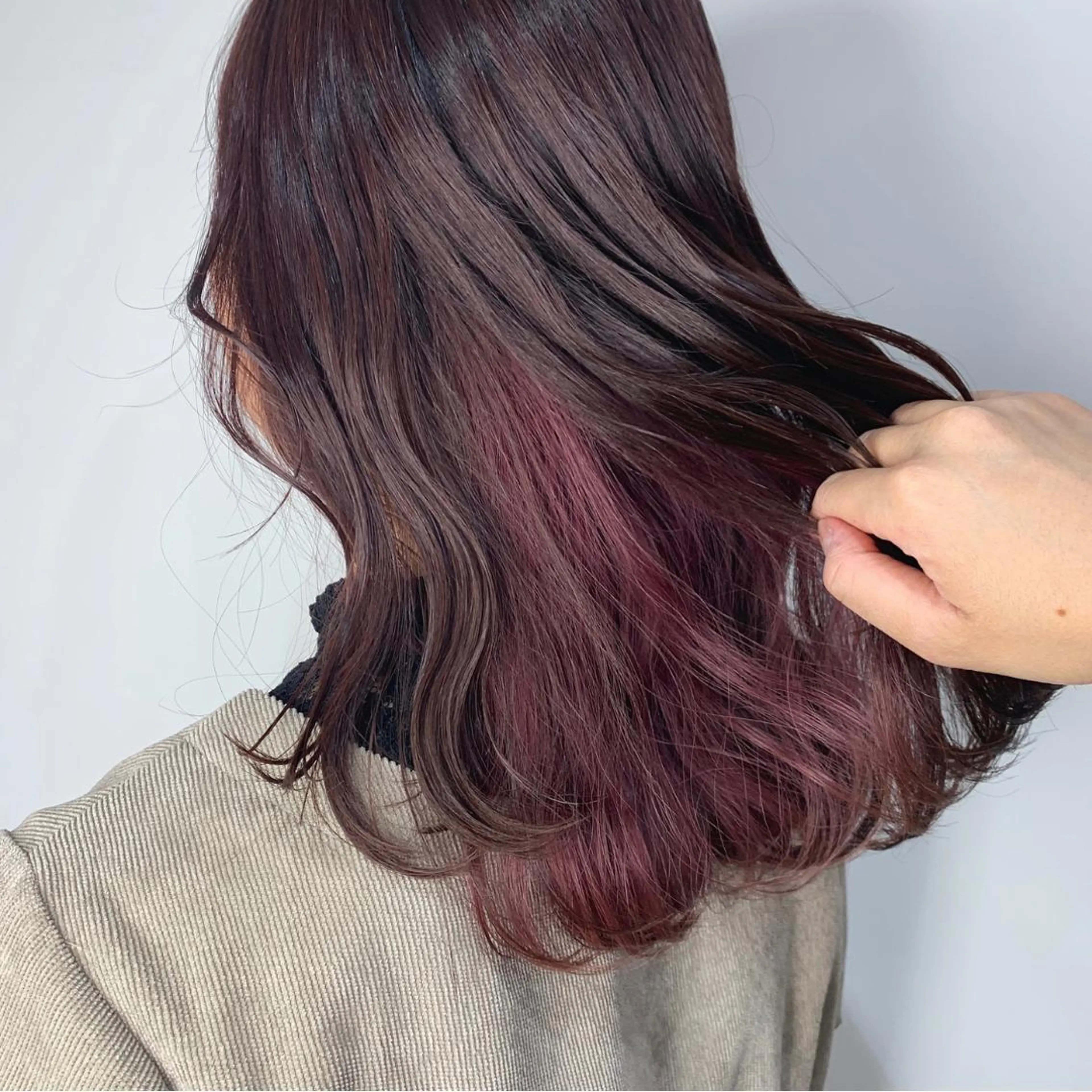 セミロング カラー HARUKA韓国ヘア /Luana梅田のヘアスタイル