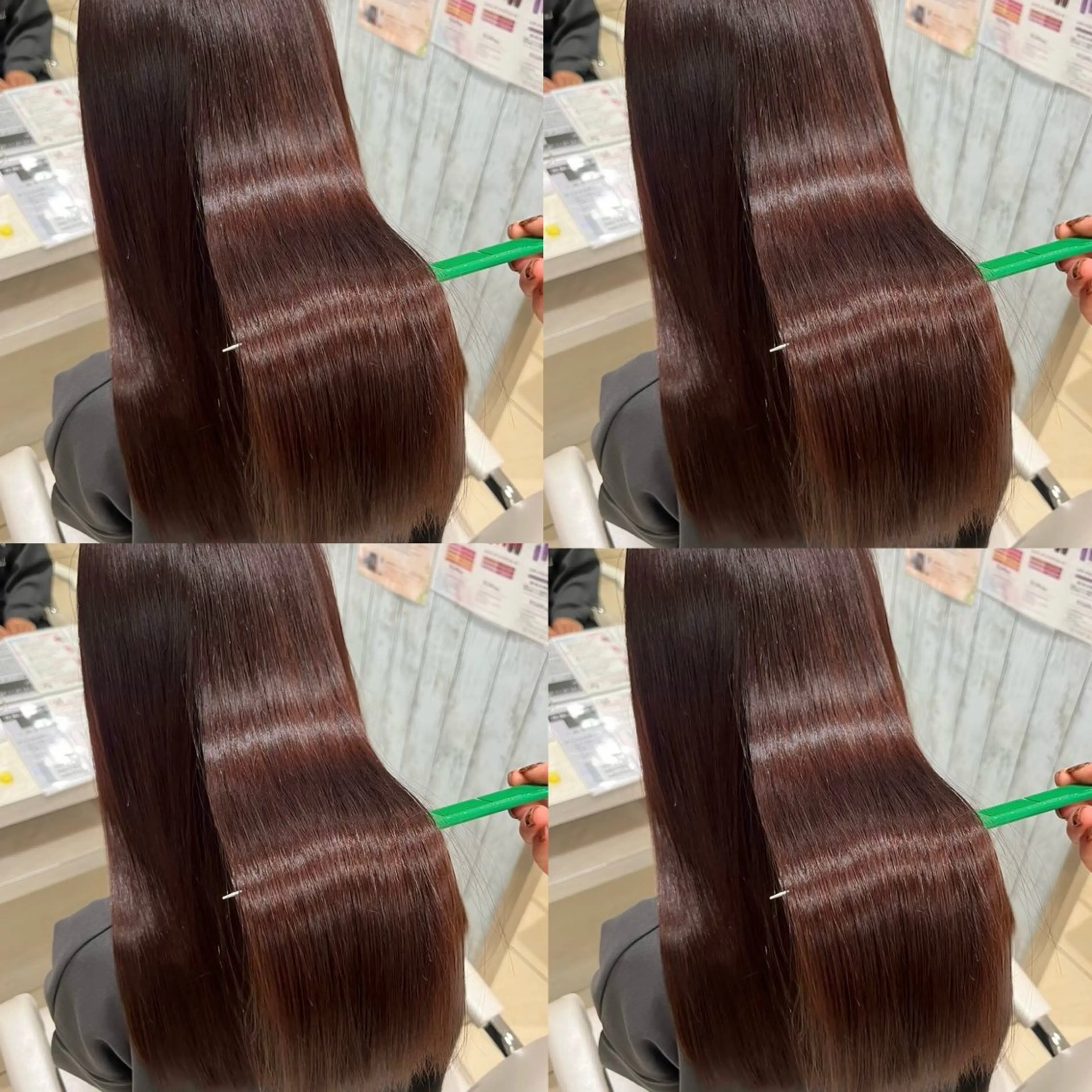 セミロング ヘアカラー トリートメント 【髪質改善カラー】 あむ·. ⟡ 🖤のヘアスタイル