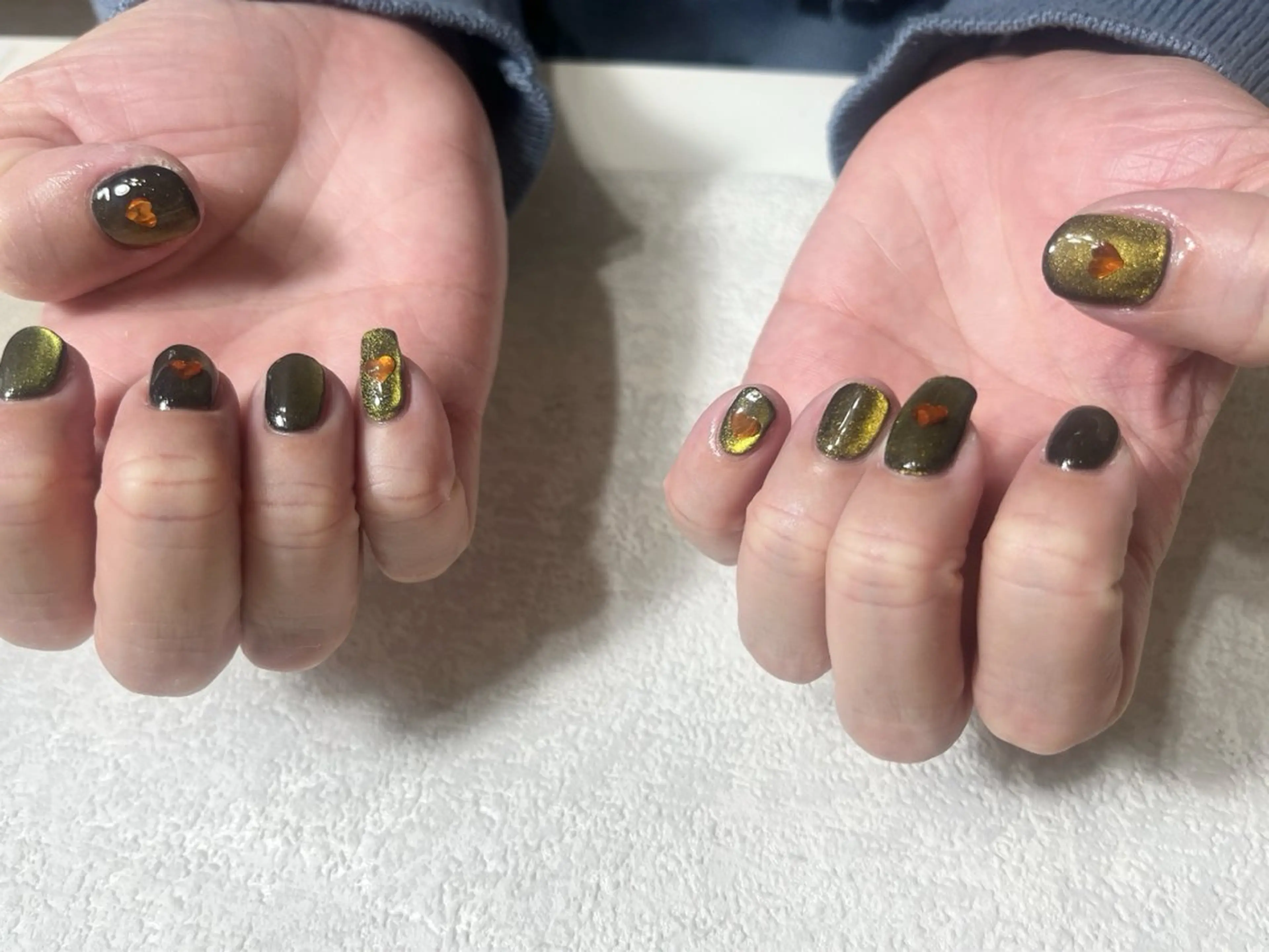 ネイル オーロラネイル フットネイル フレンチネイル ジェルネイル ホログラムネイル kikinail 溝の口のネイルデザイン