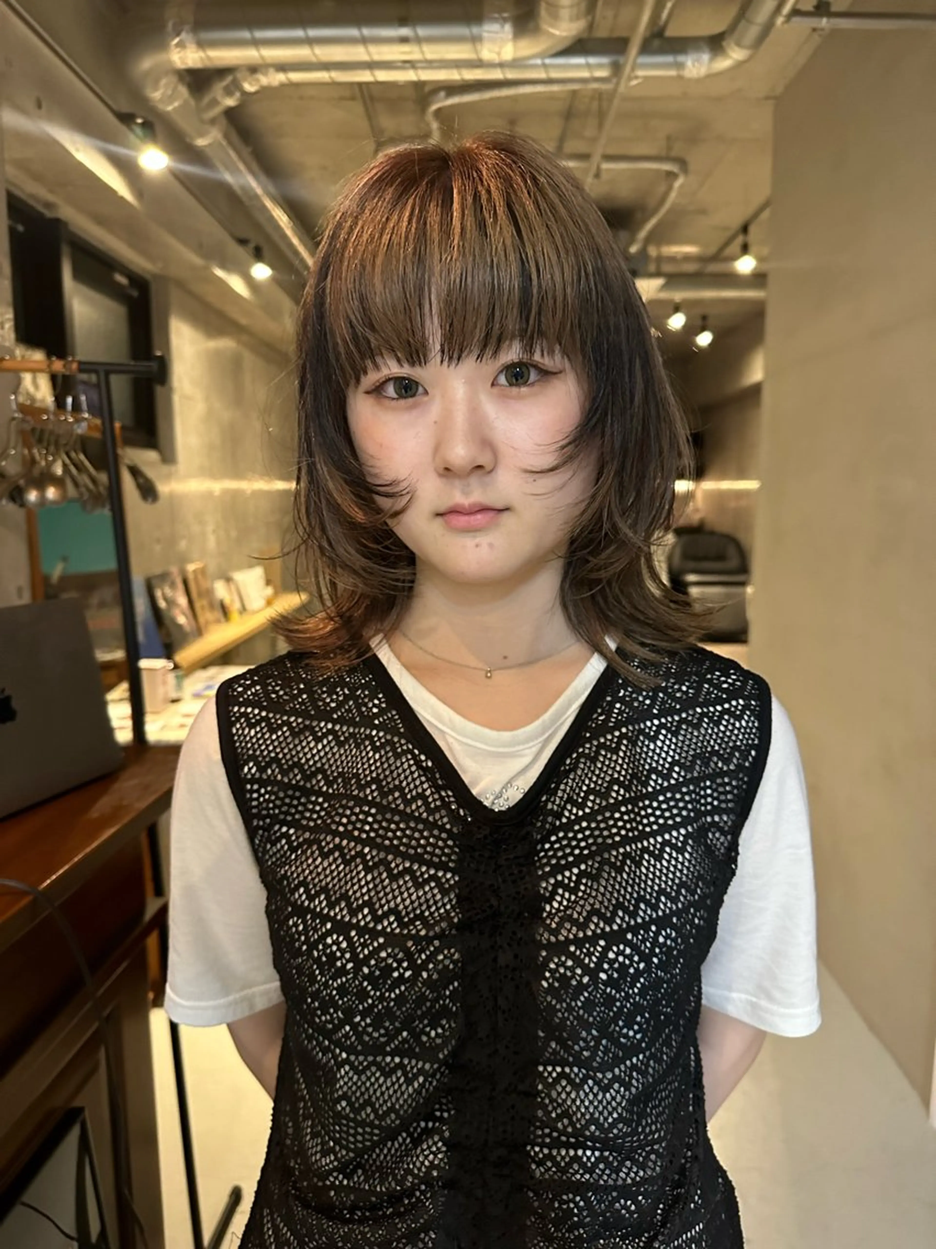 カラー カット ヘアカラー トリートメント 斎藤祐樹 /レイヤー/パーマのヘアスタイル