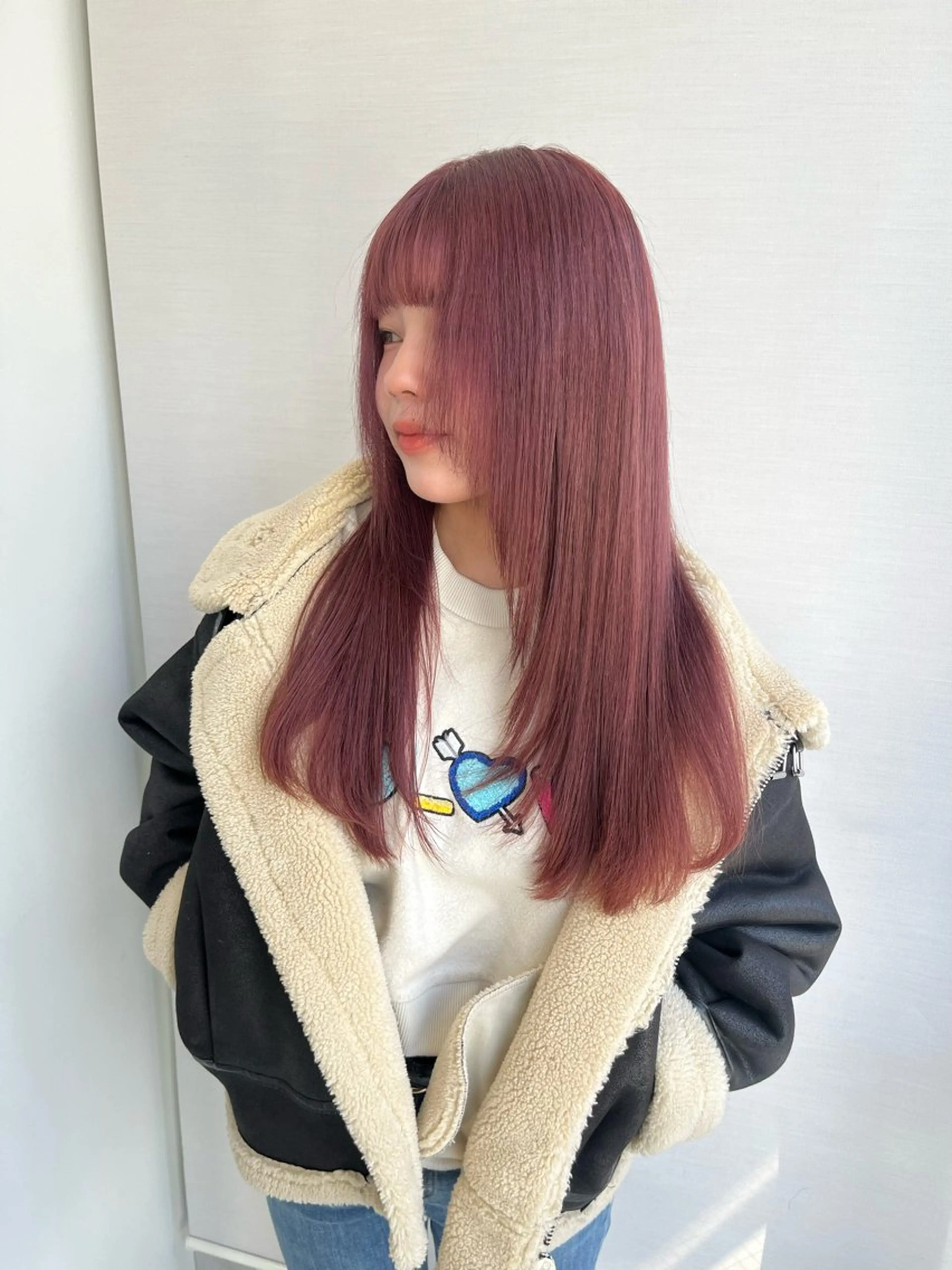 ロング れんか/レイヤー/メ ンズ/ベージュ/艶髪のヘアスタイル