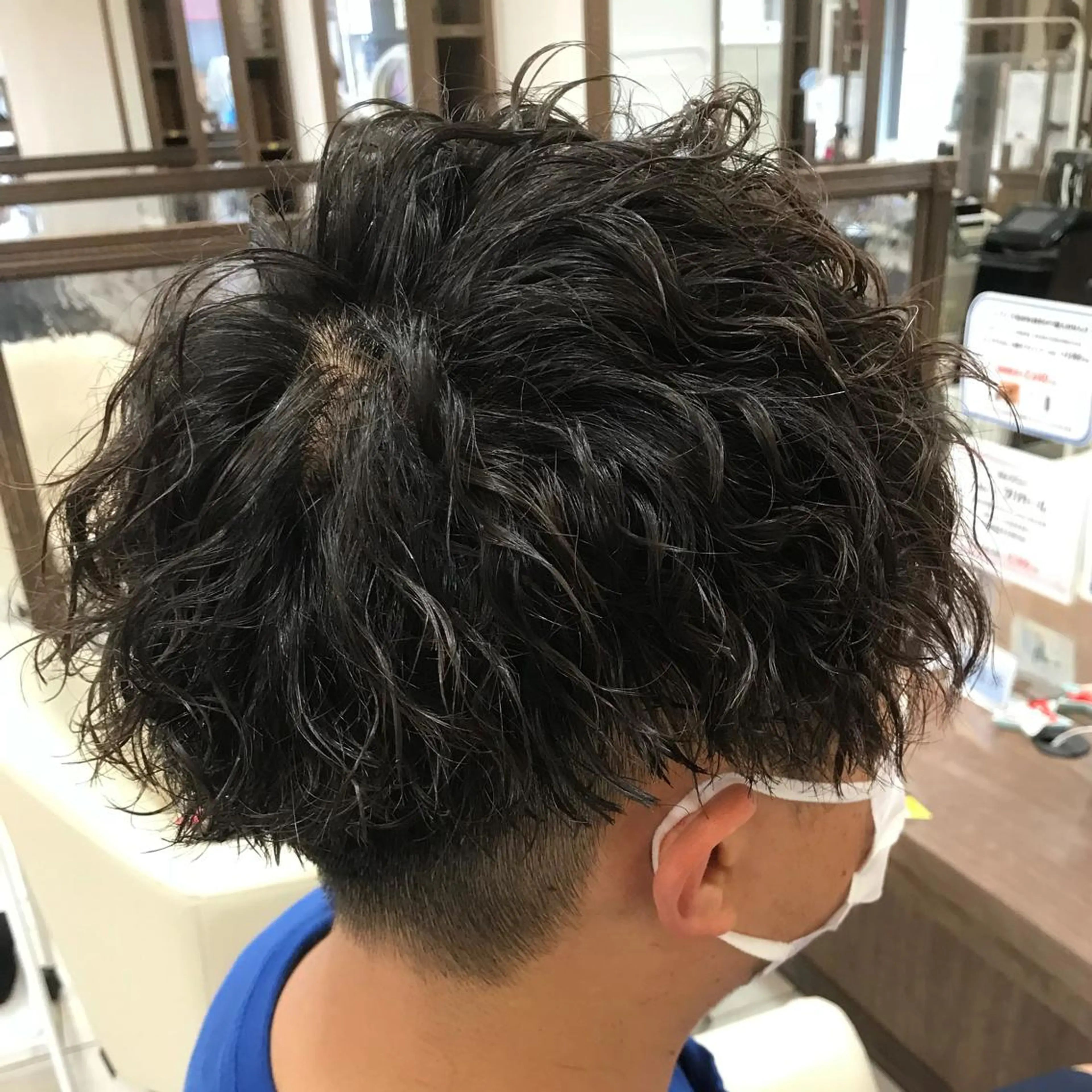 ショート パーマ メンズ メンズパーマ カット パーマ 大澤　裕貴 【メンズカット】のヘアスタイル