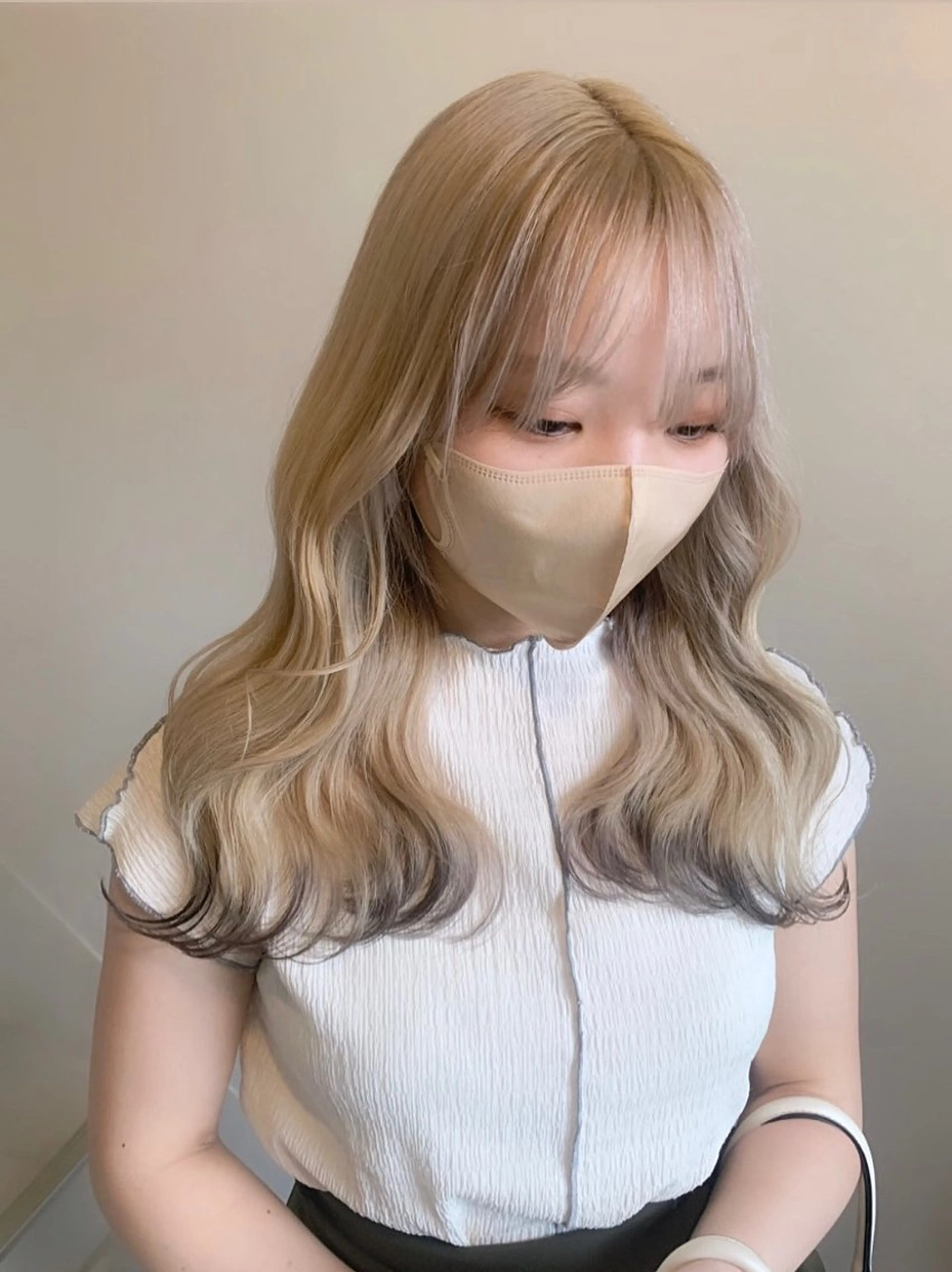 カラー 黒髪 ヘアカラー Clair クレアのヘアスタイル