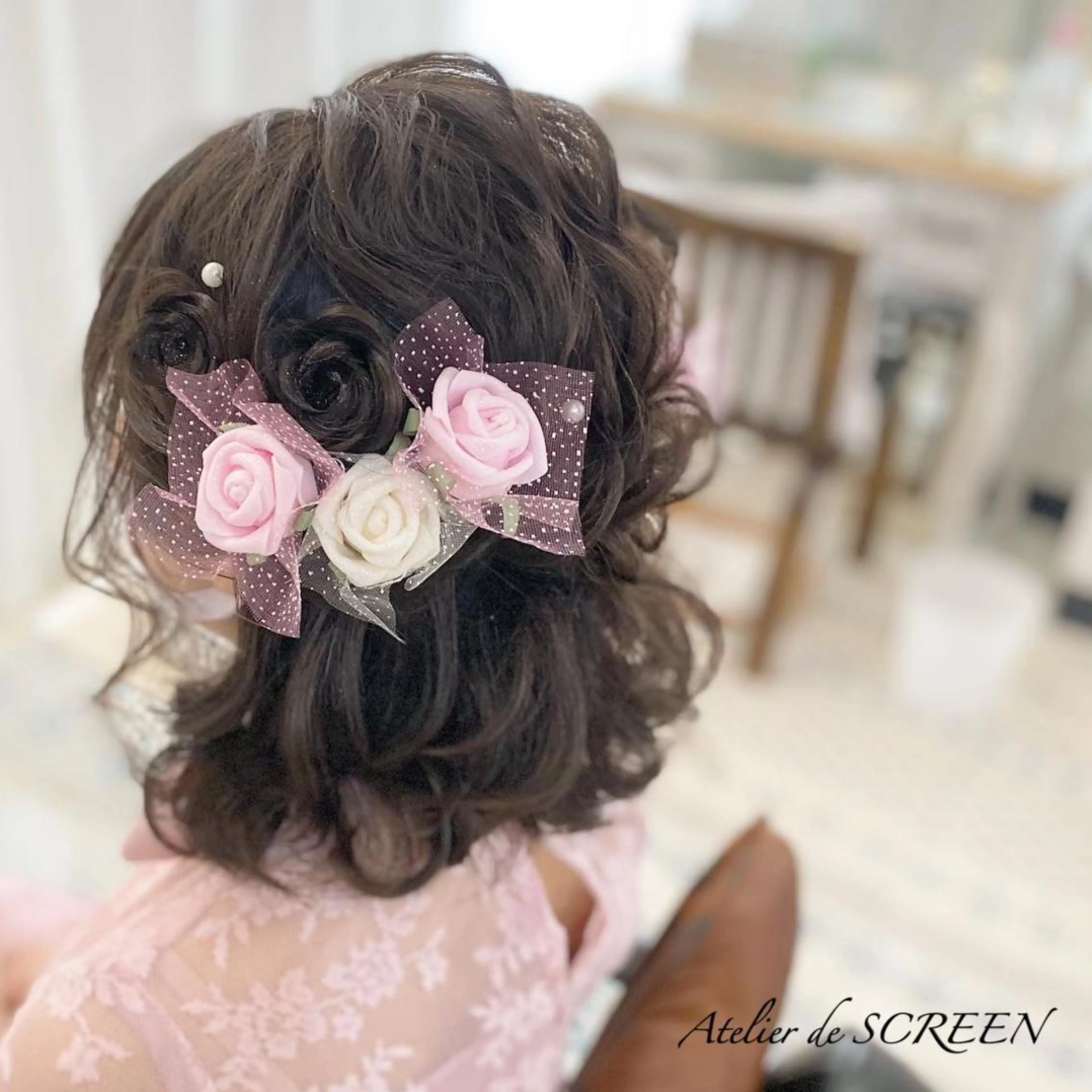 ヘアアレンジ 髪飾り SCREEN 仙台のマツエク・マツパデザイン