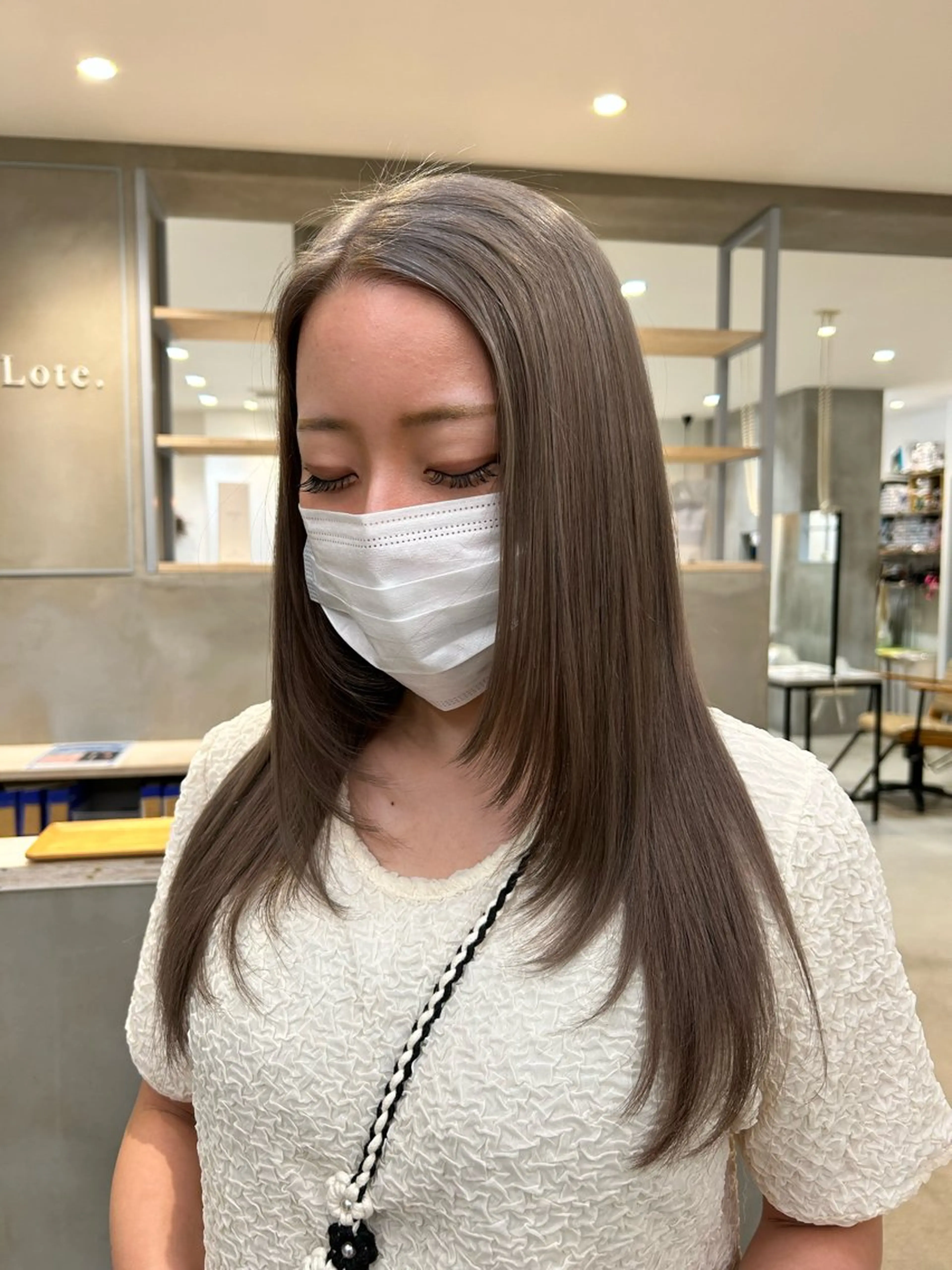 カラー カット miu🌝 ハイライト/一宮のヘアスタイル