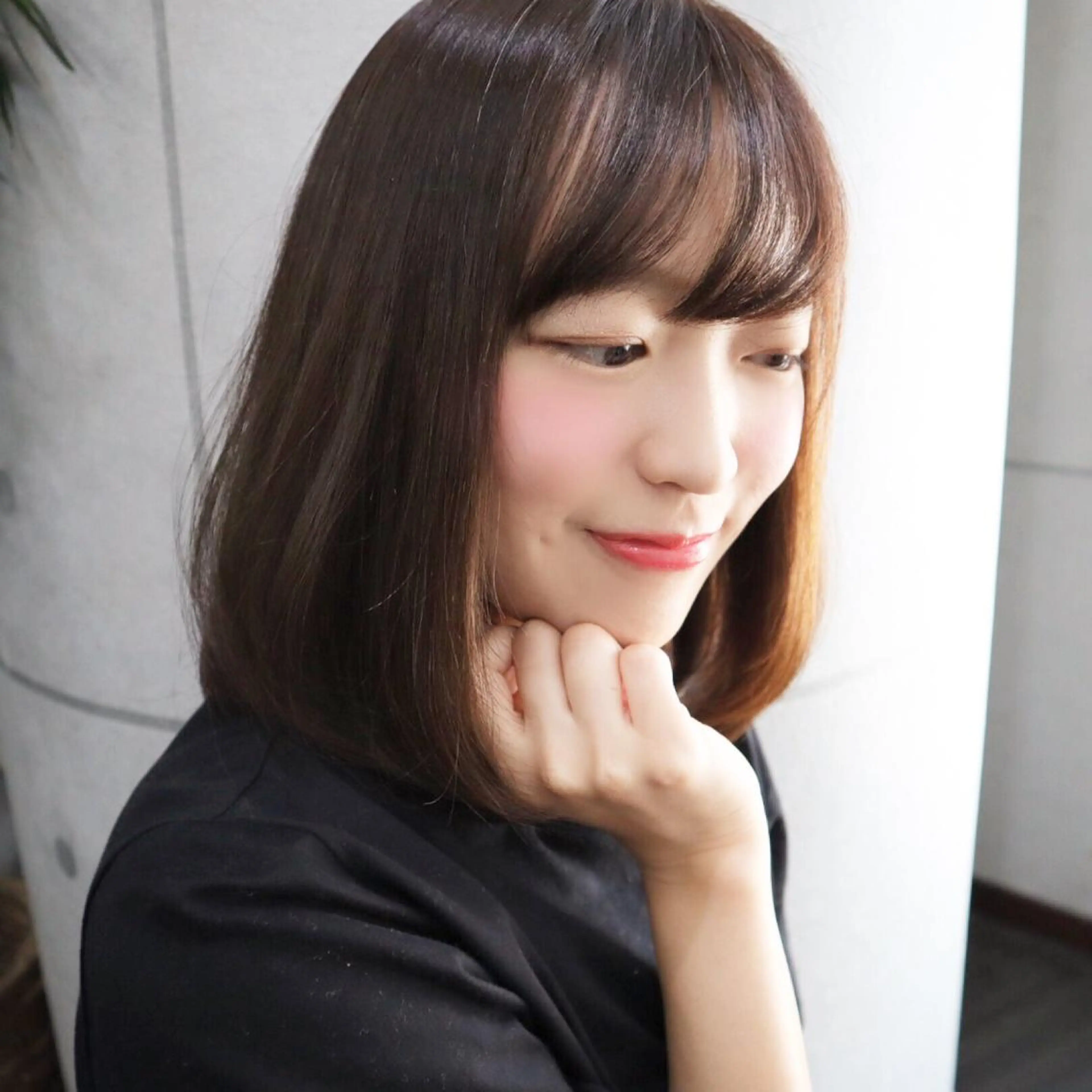 セミロング カラー ボブ cocoru所属・＊横浜駅＊ 金子 誠也のヘアスタイル