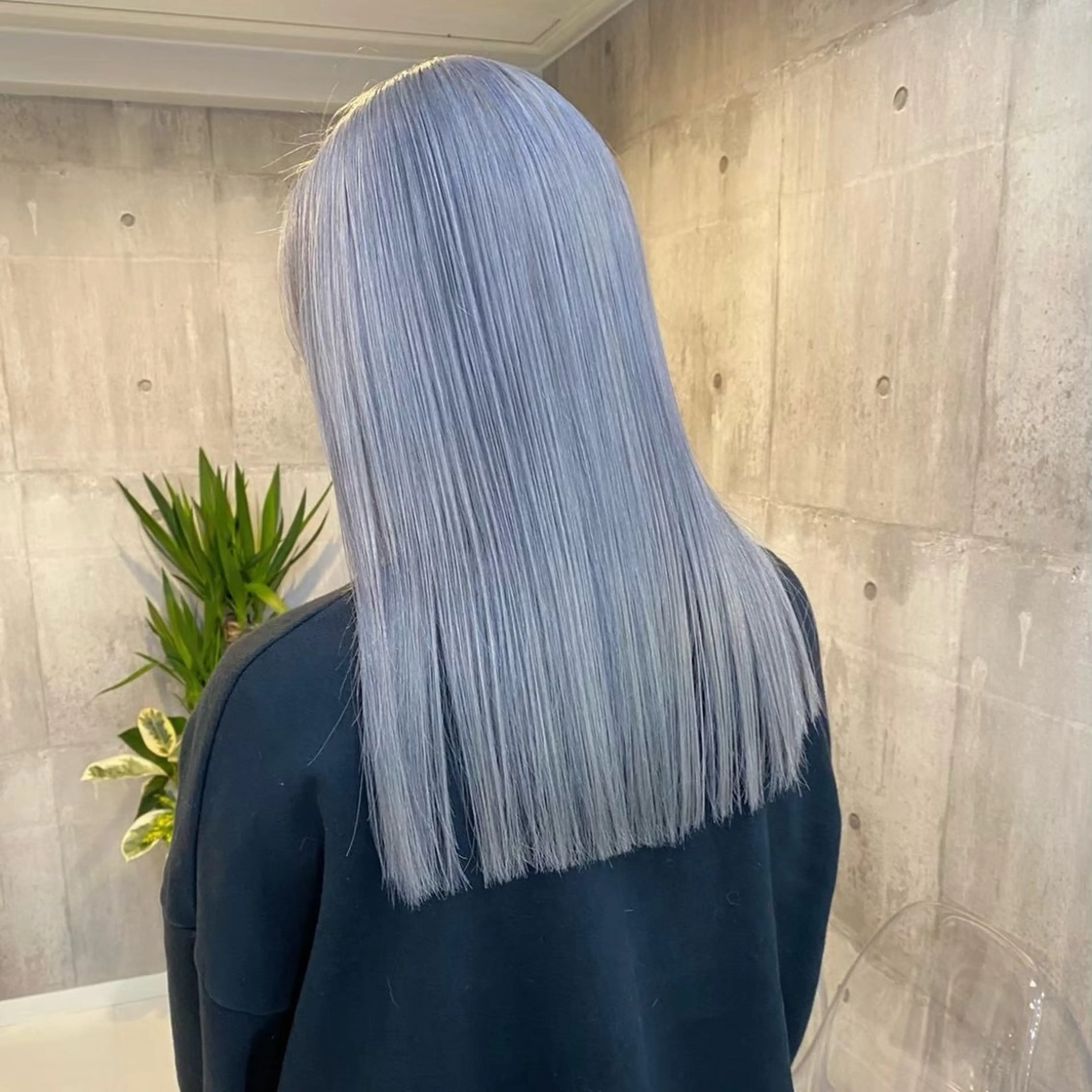 カラー ヘアカラー トリートメント 透明感/ 艶ハイトーン/梨桜のヘアスタイル