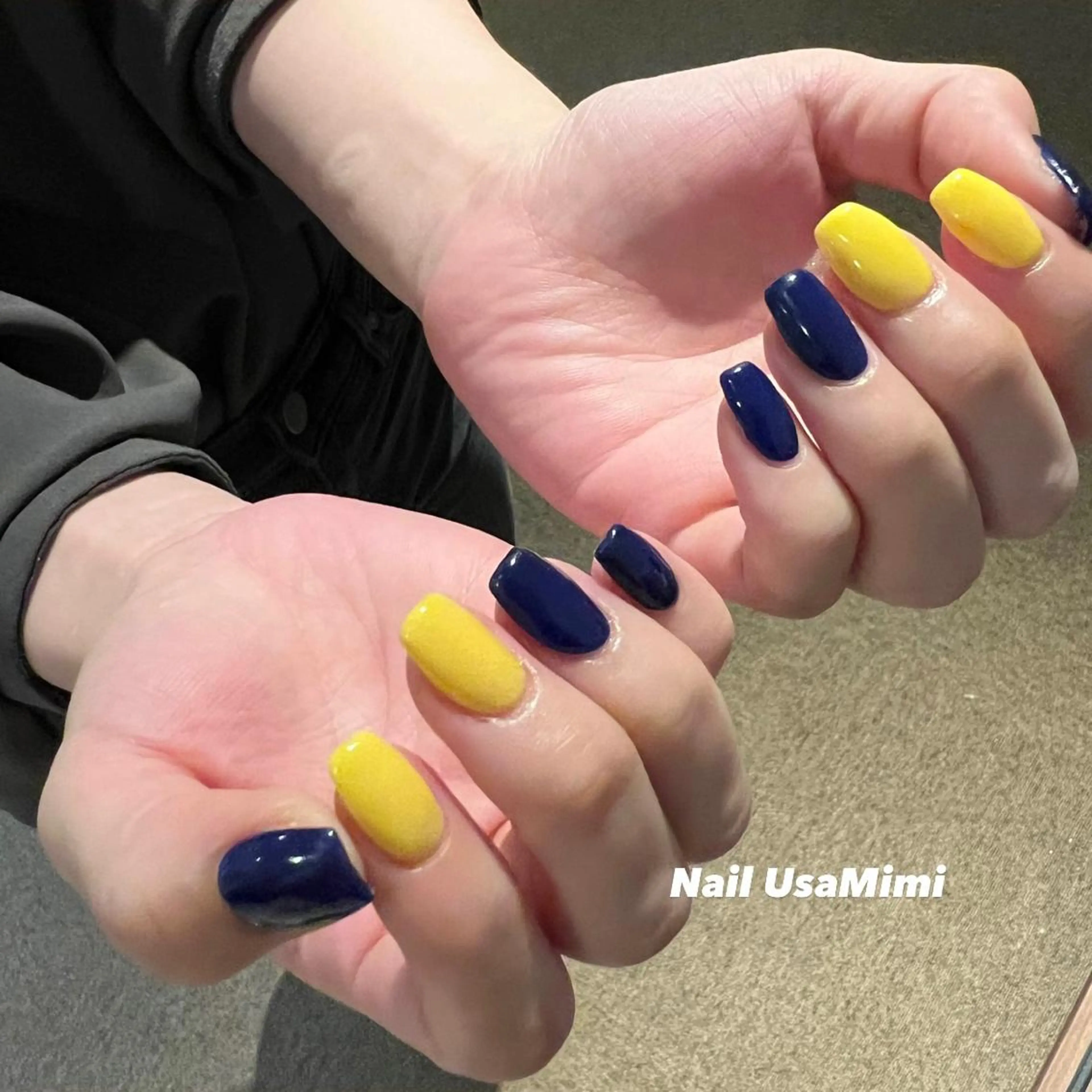 ネイル クリアネイル フットネイル ジェルネイル マグネットネイル 持ち込み 本町ネイルNail UsaMimiのネイルデザイン