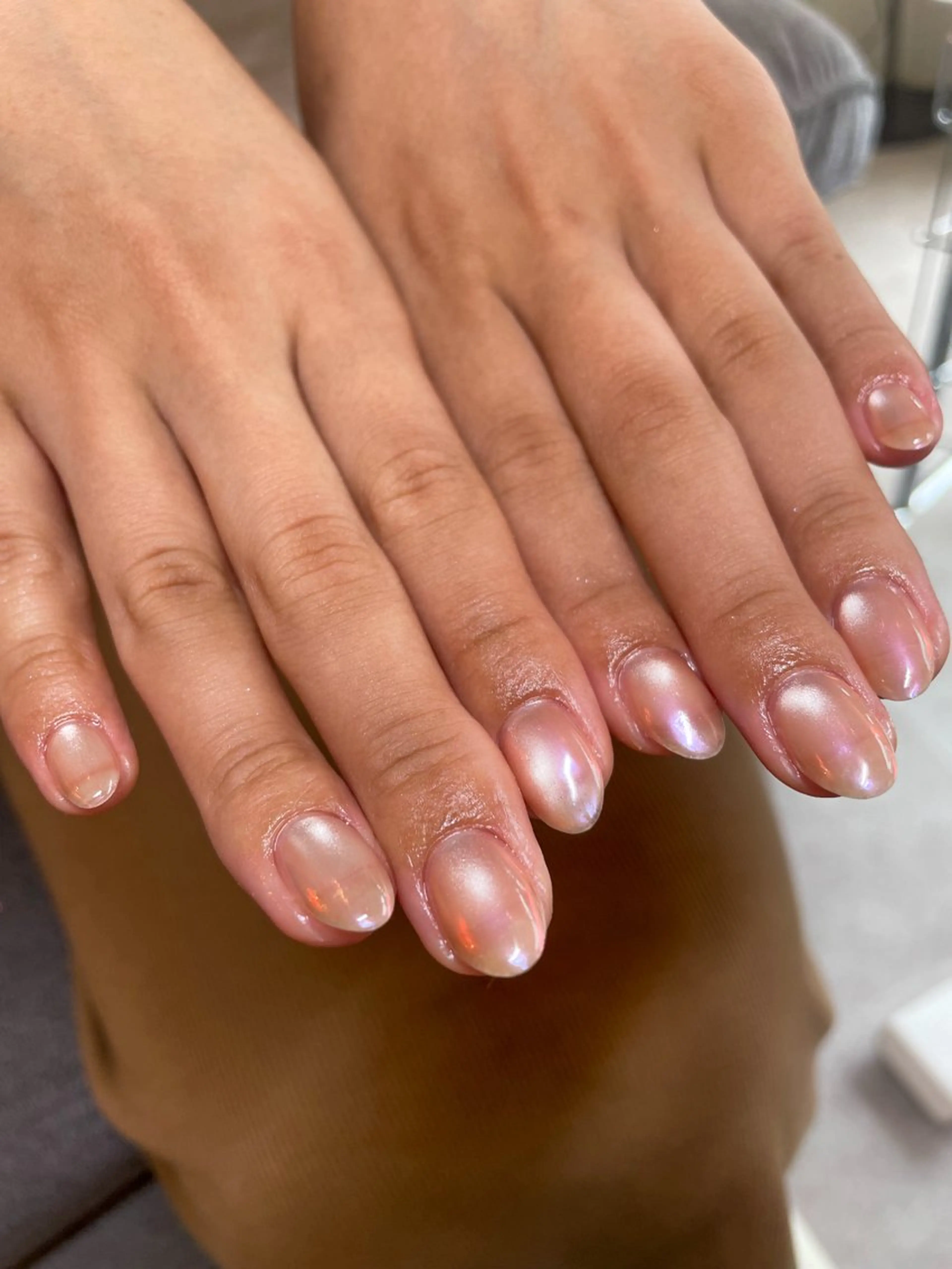 ネイル オーロラネイル マグネットネイル オフィスネイル anny ／あにのネイルデザイン