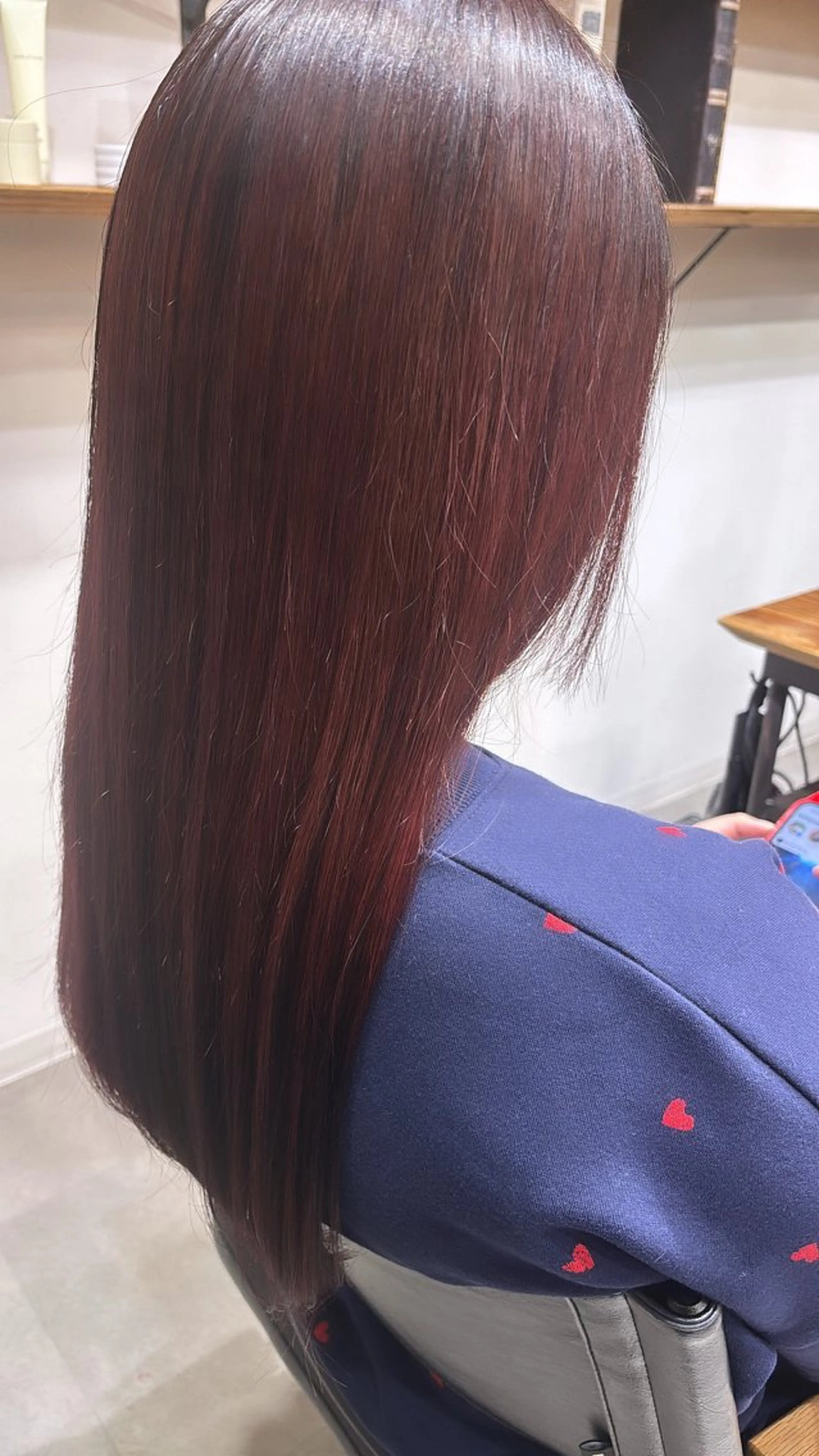 カラー ブリーチ ブリーチなしカラー レッドカラー オリタ ルカのヘアスタイル