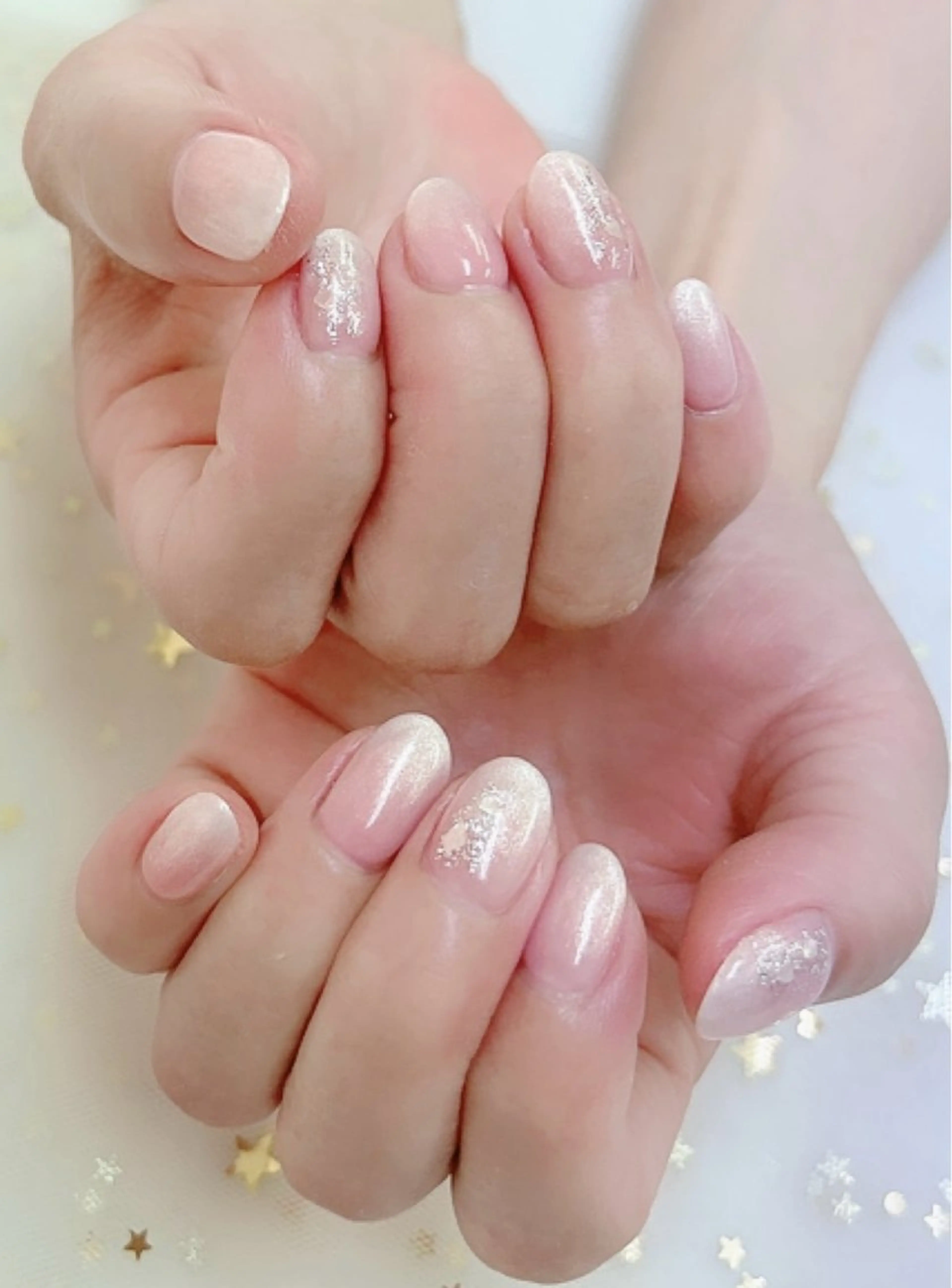 ネイル グラデーション ハンドネイル 上福岡 らんらんのネイルデザイン