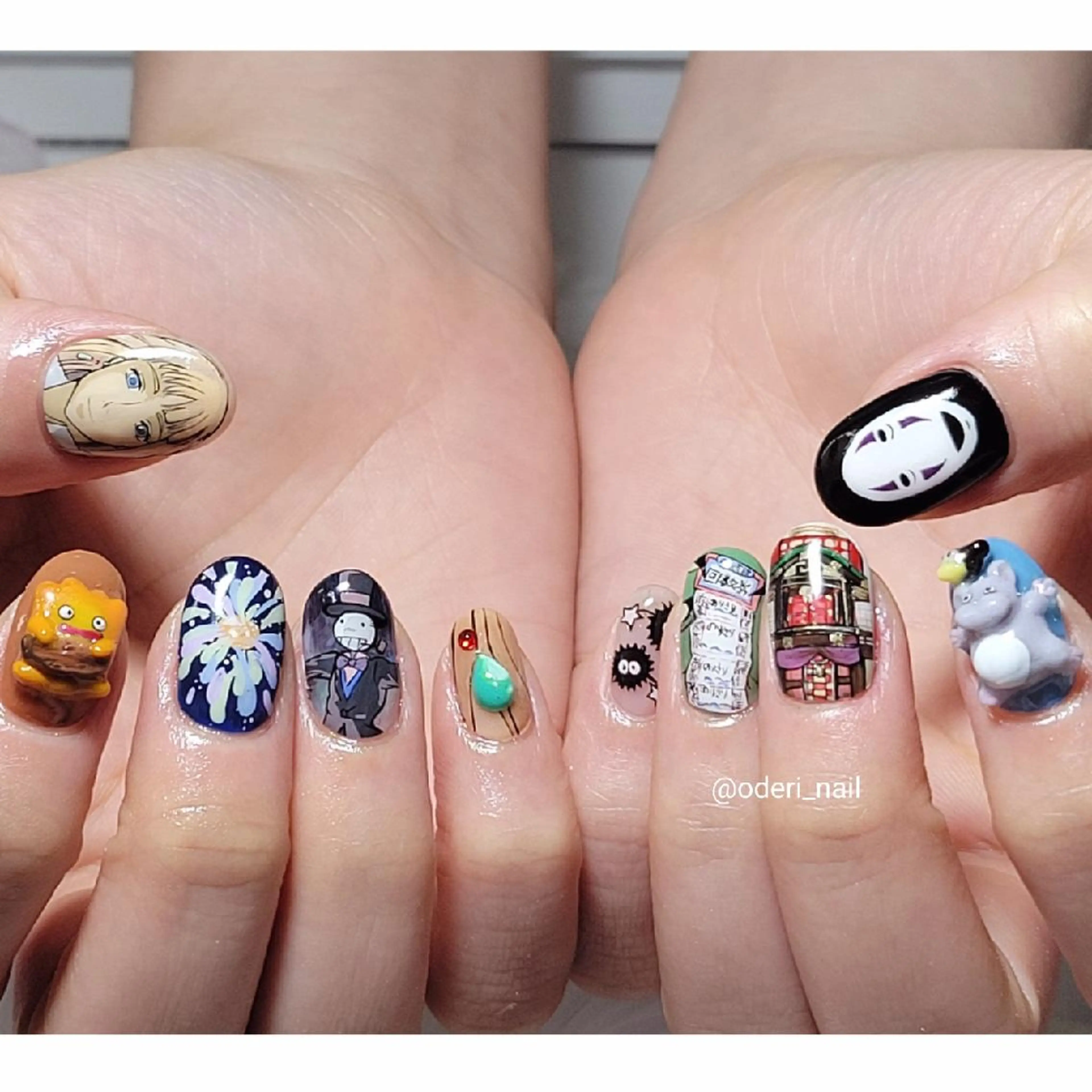 ネイル アートネイル ジェルネイル おで@ oderi_nailのネイルデザイン