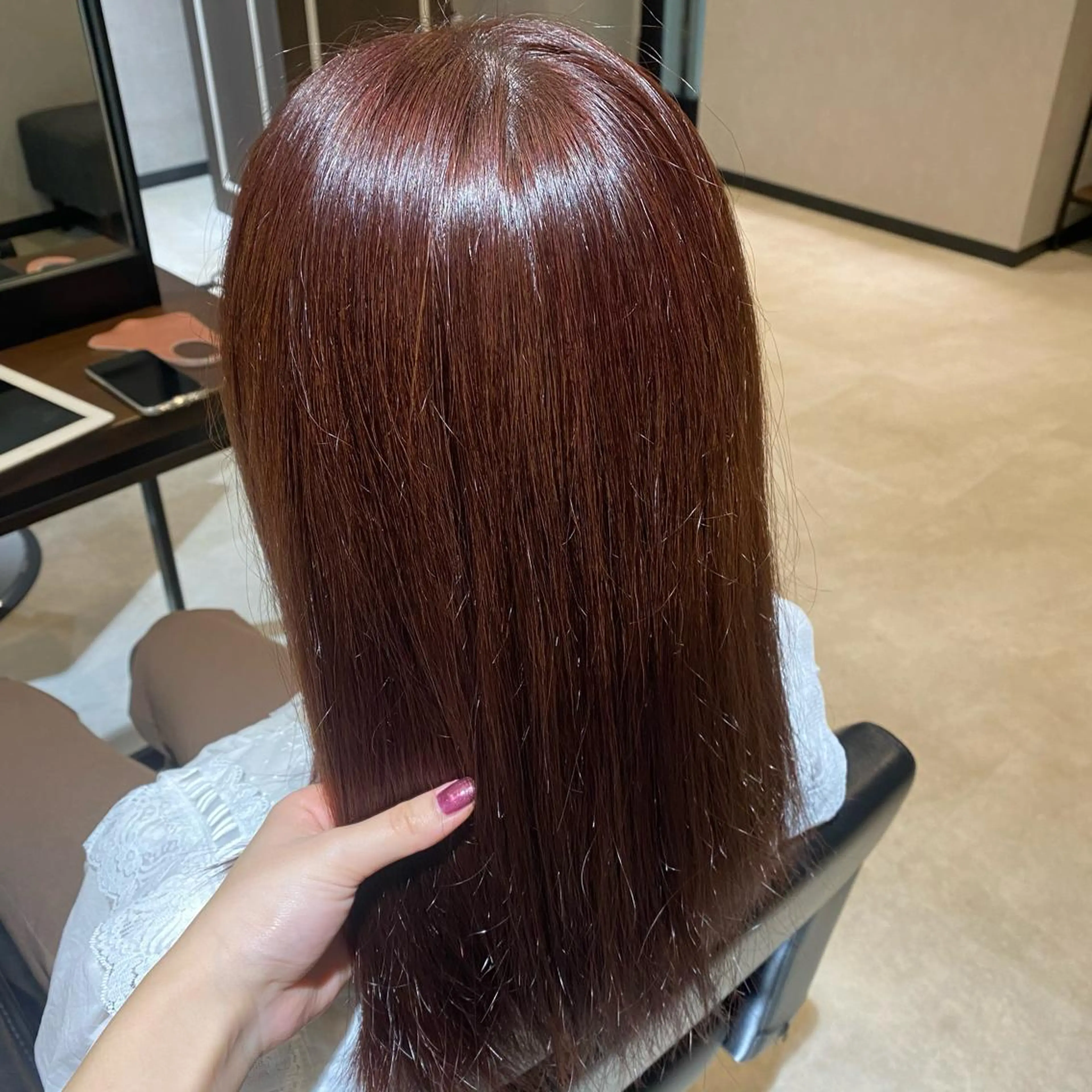 セミロング カラー ｼｮｰﾄﾓﾃﾞﾙさん 大募集🌟Mayuのヘアスタイル