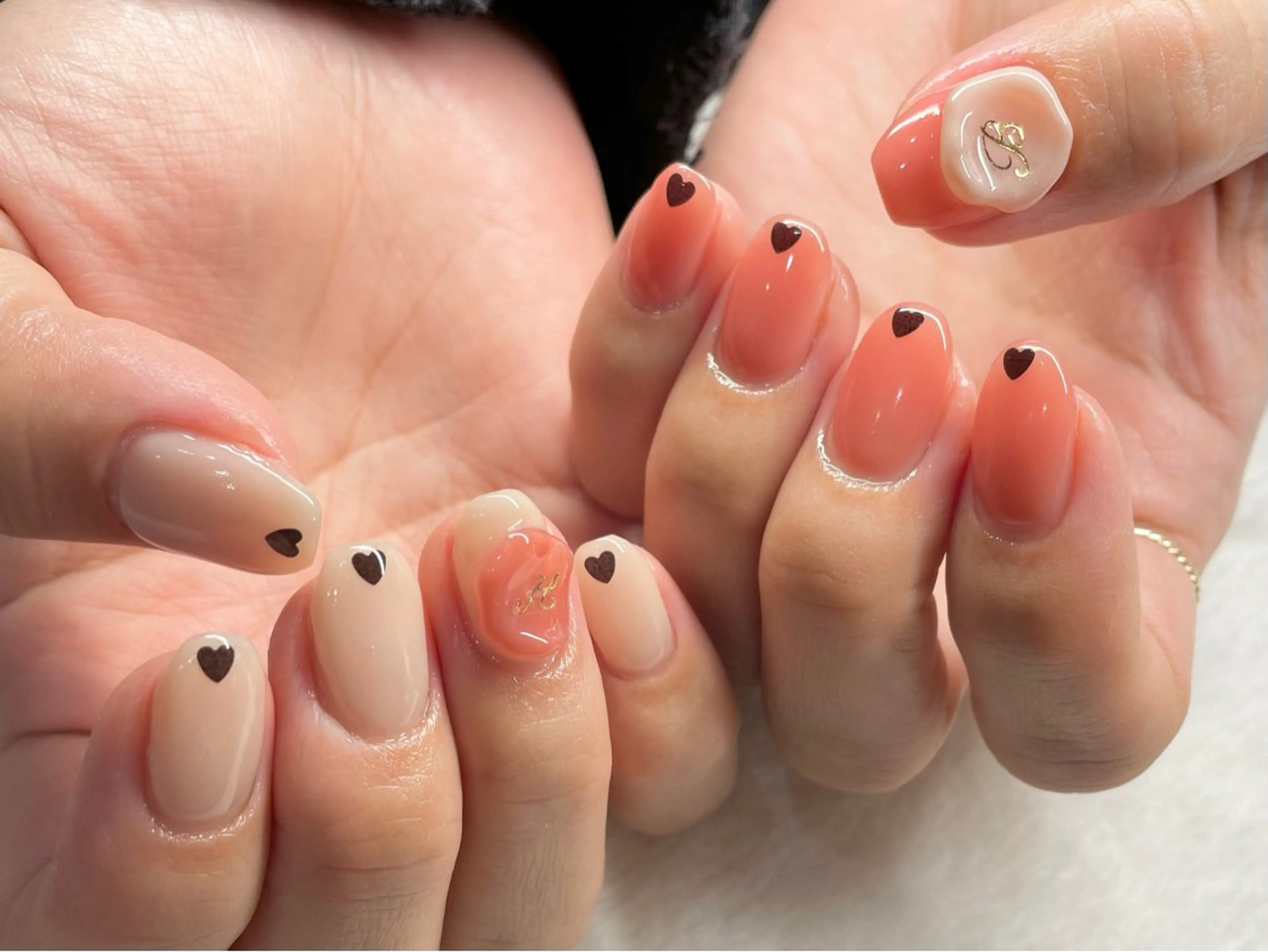 ネイル ハート riri nail所属・riri-nail Rie Endoのネイルデザイン