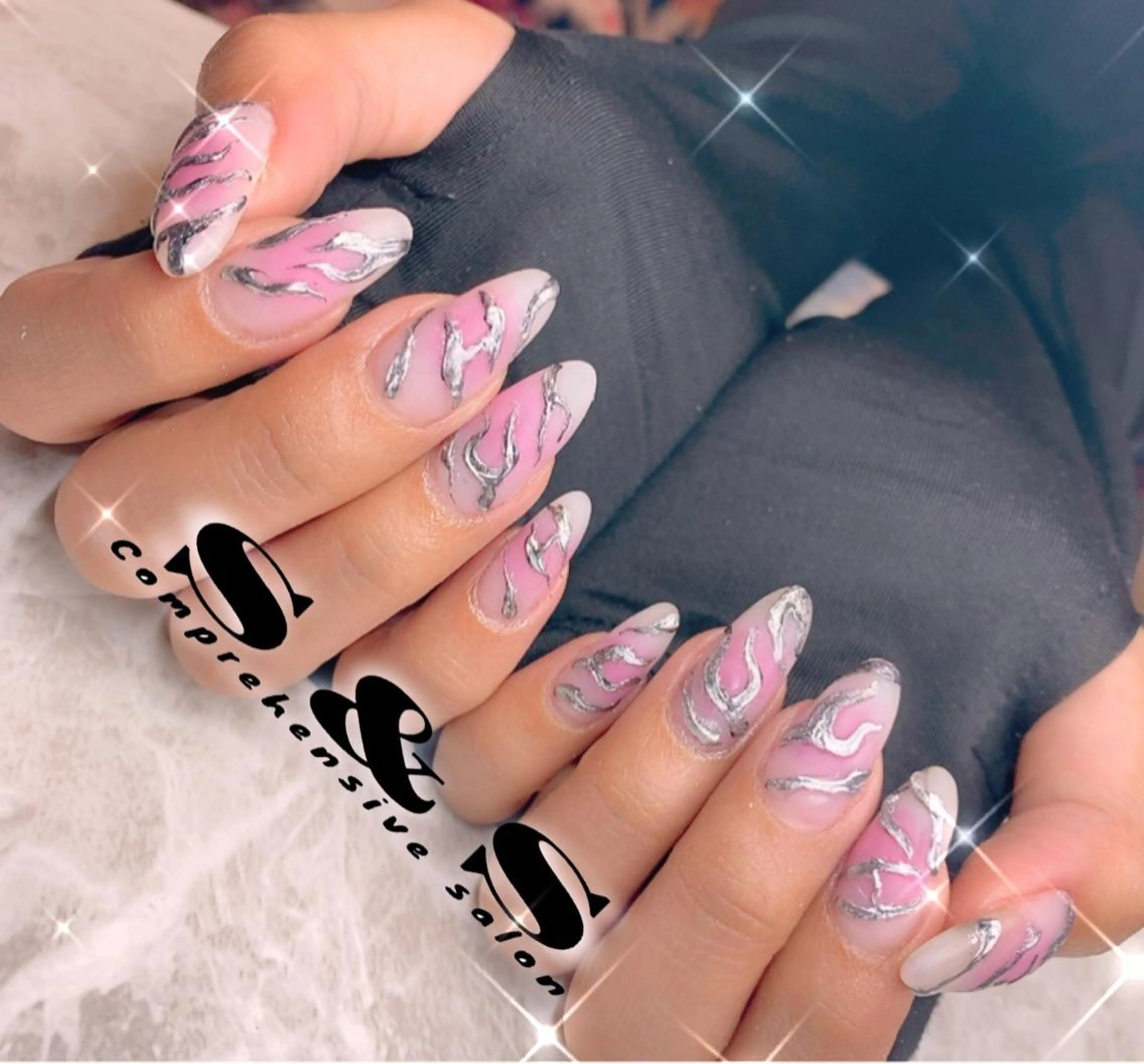 ネイル アートネイル 長さ出し メンズネイル 持ち込み スカルプネイル S&S 村田小百合のネイルデザイン