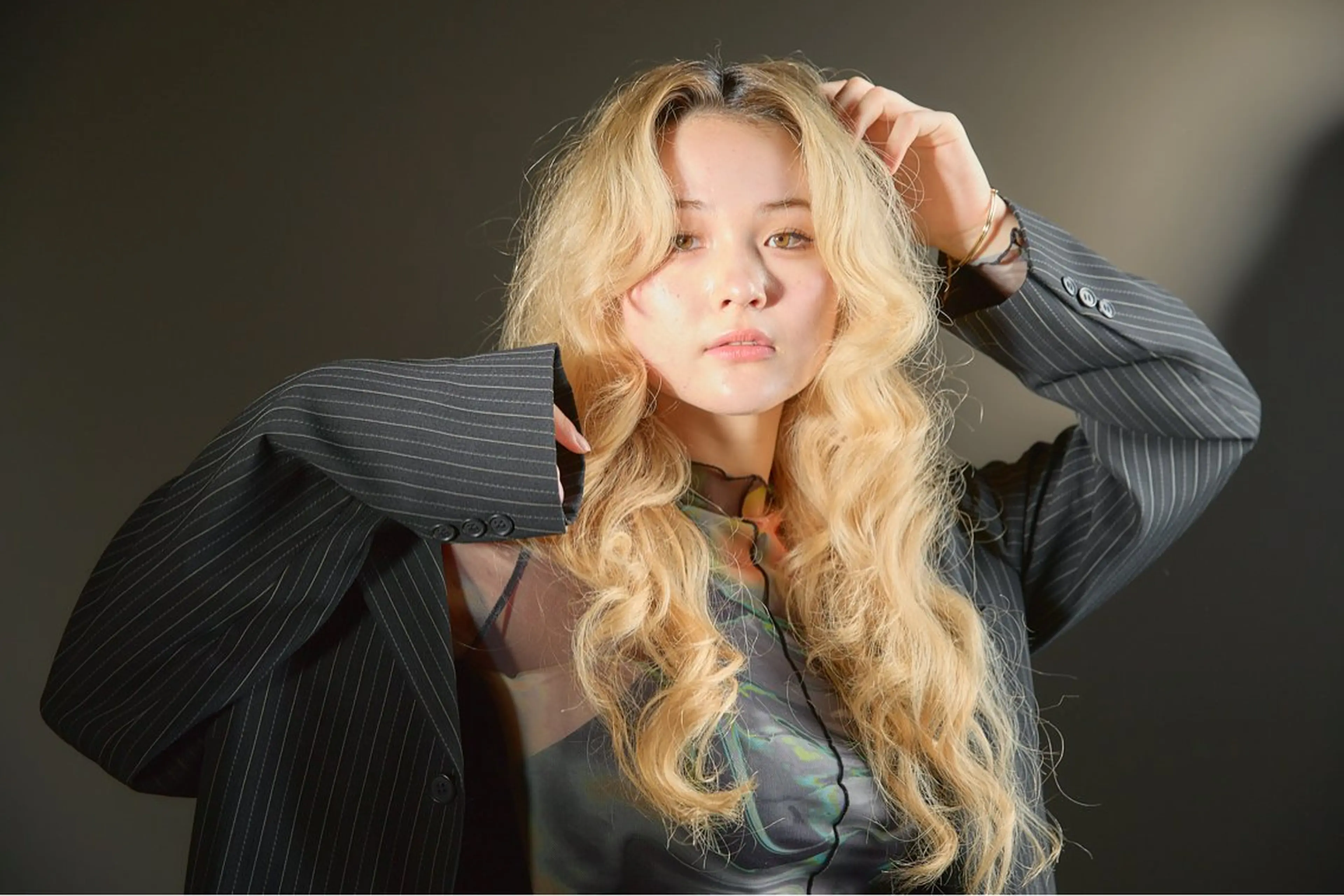 💛ブロンドhair 抜きっぱなしstyle💘🫧💫の写真